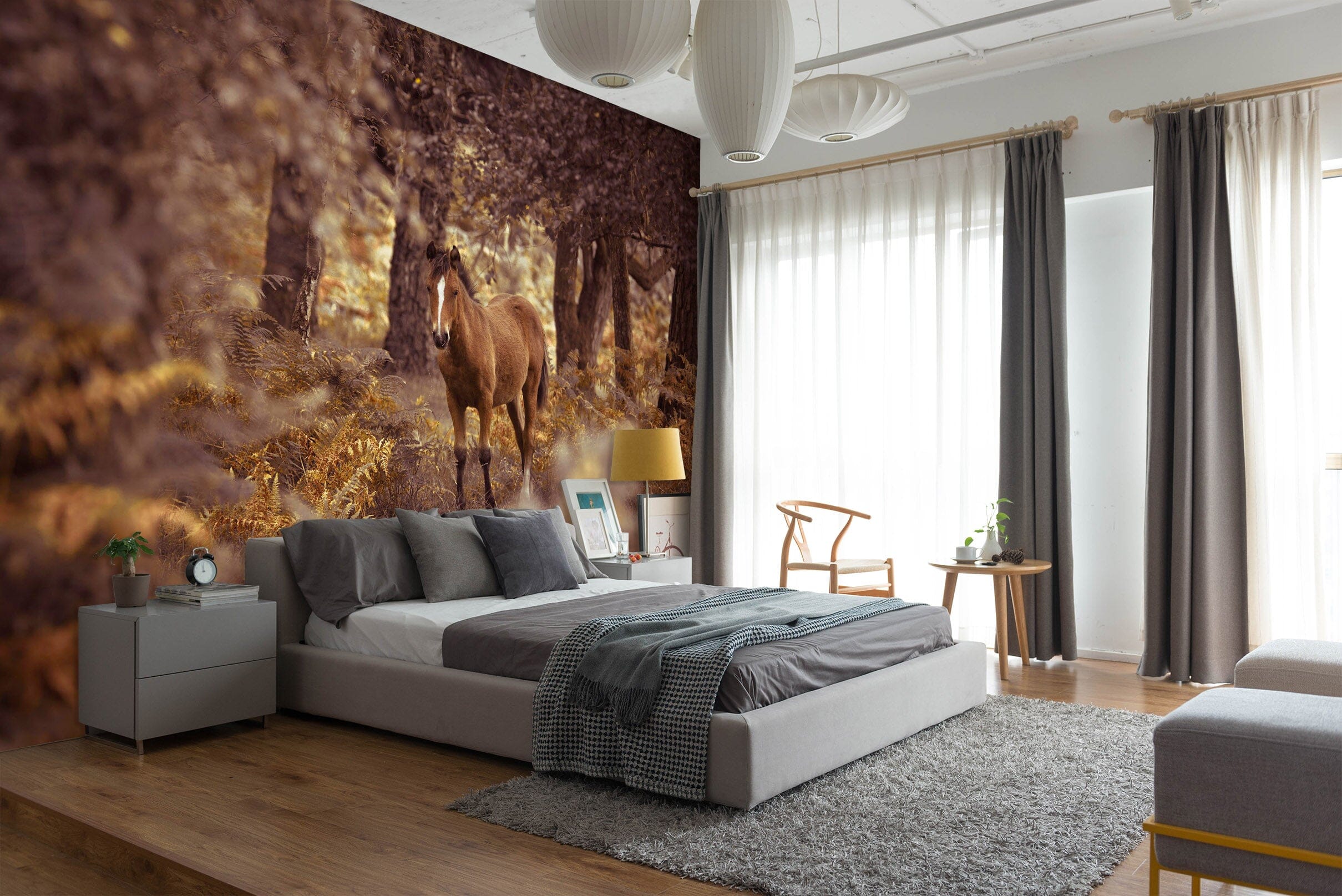 3D Mustang 1406 Assaf Frank Wall Mural Wall Murals Wallpaper AJ Wallpaper 2 