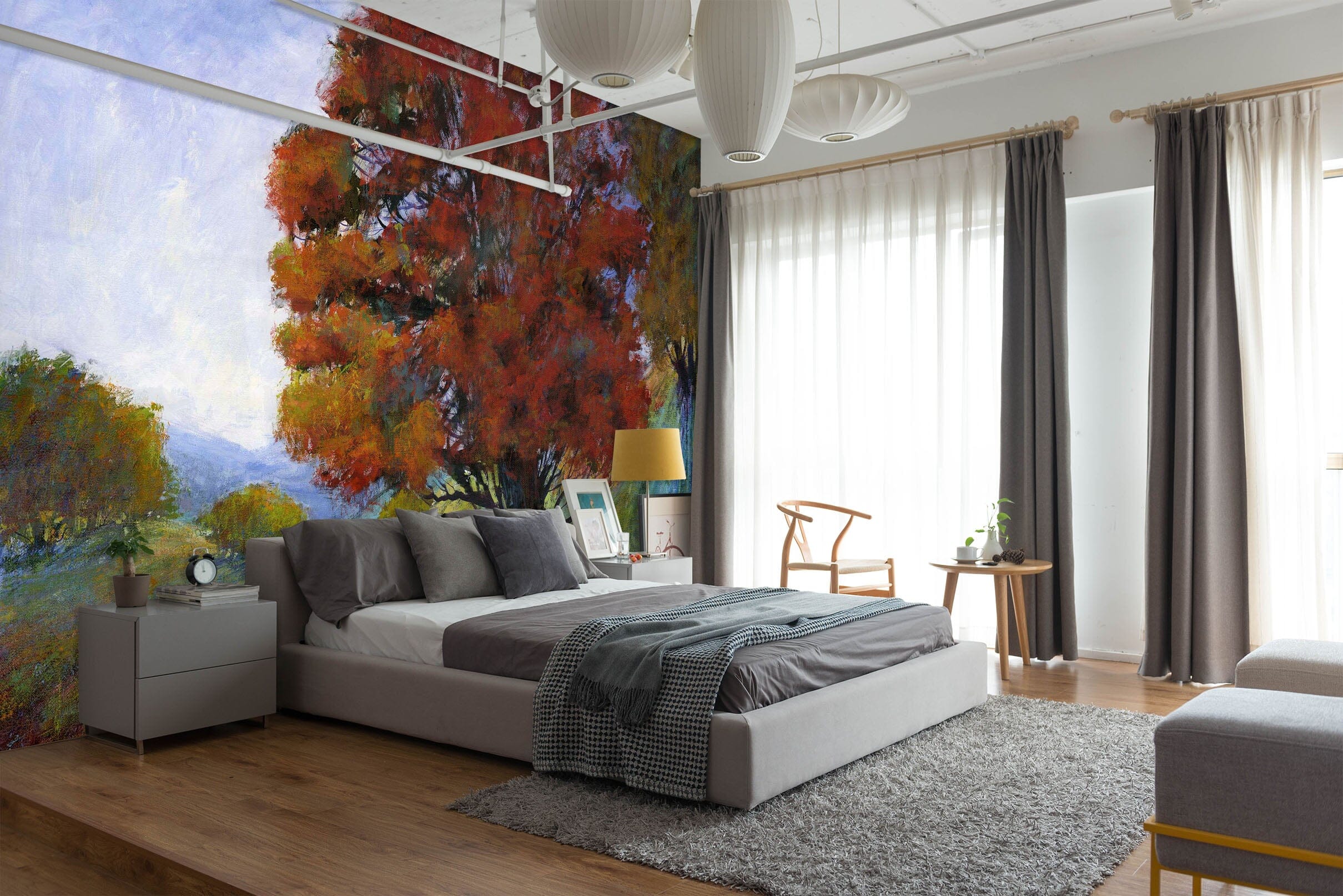 3D Forest River 1511 Michael Tienhaara Wall Mural Wall Murals Wallpaper AJ Wallpaper 2 
