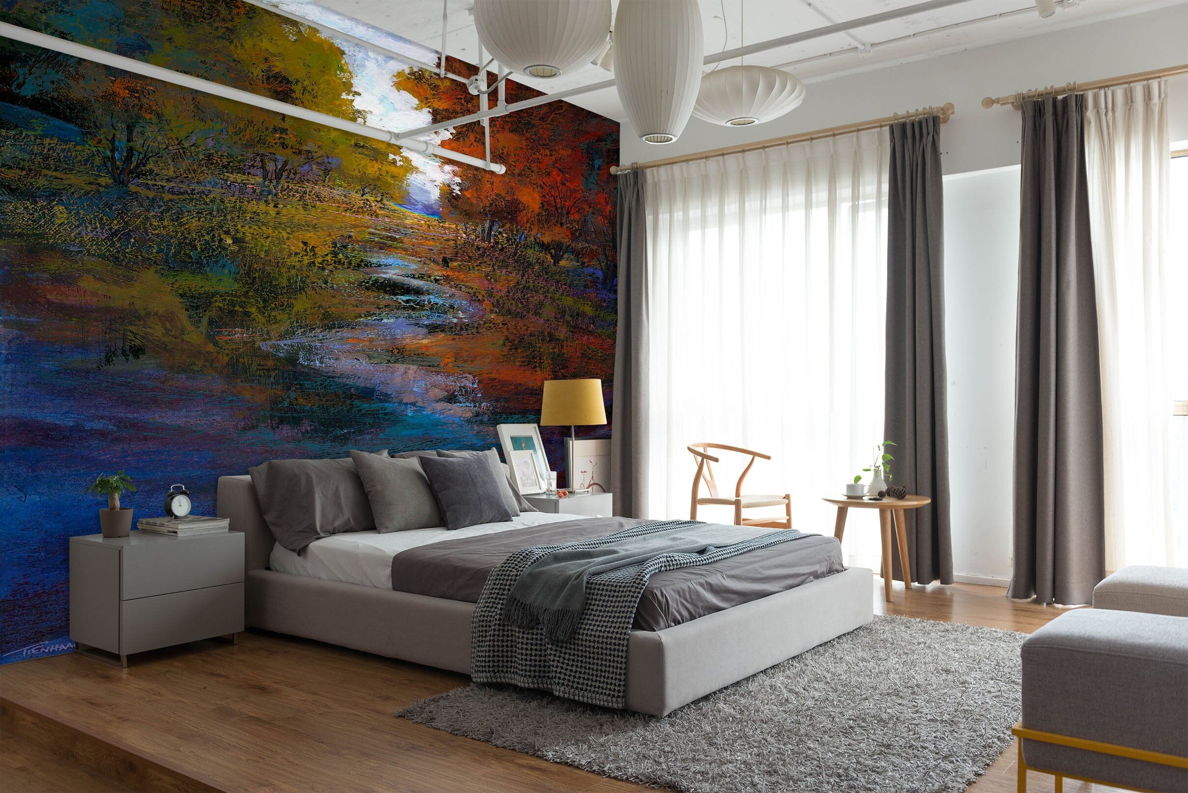 3D Stone Stream 1538 Michael Tienhaara Wall Mural Wall Murals Wallpaper AJ Wallpaper 2 