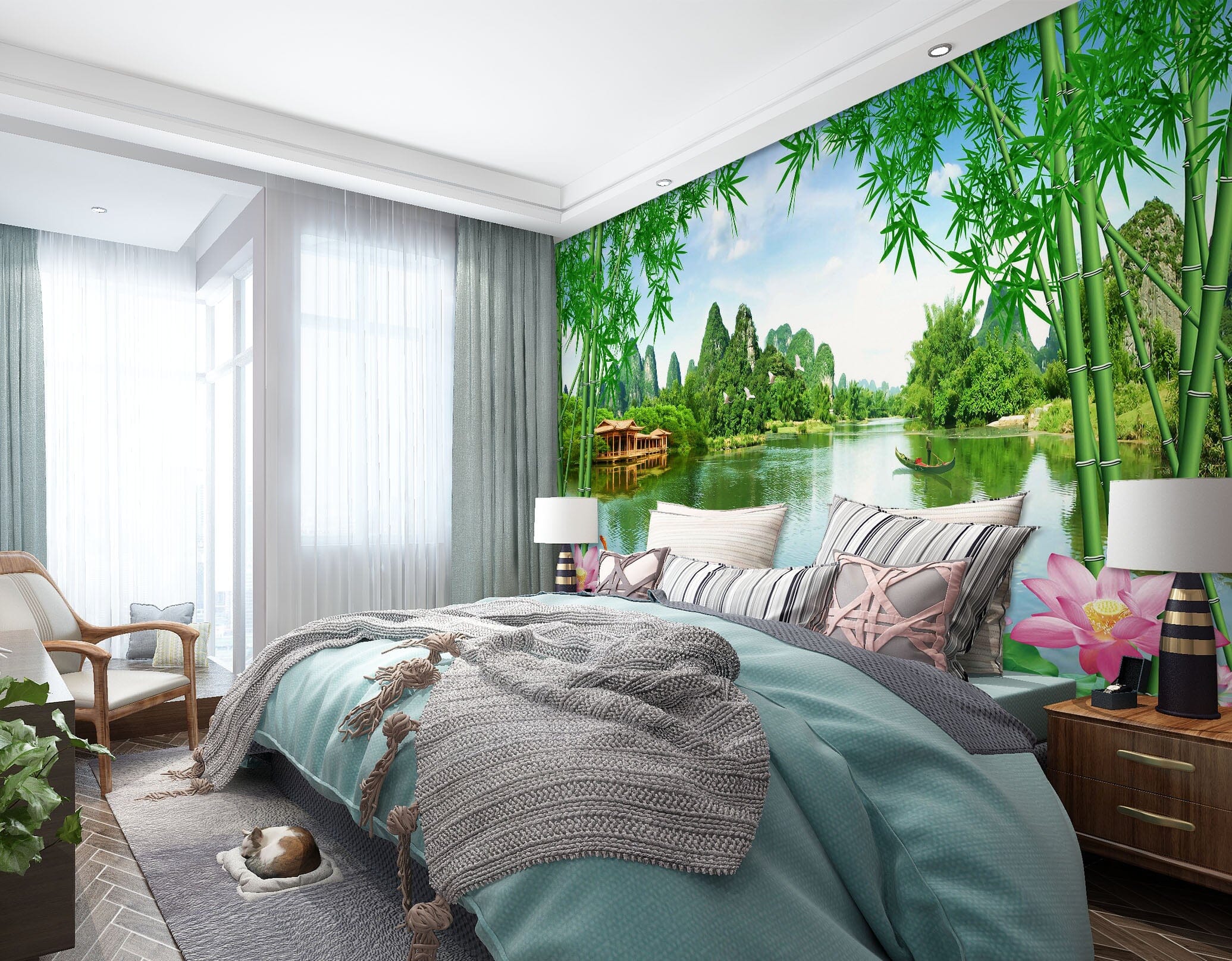 3D Spring Park 1626 Wall Murals Wallpaper AJ Wallpaper 2 