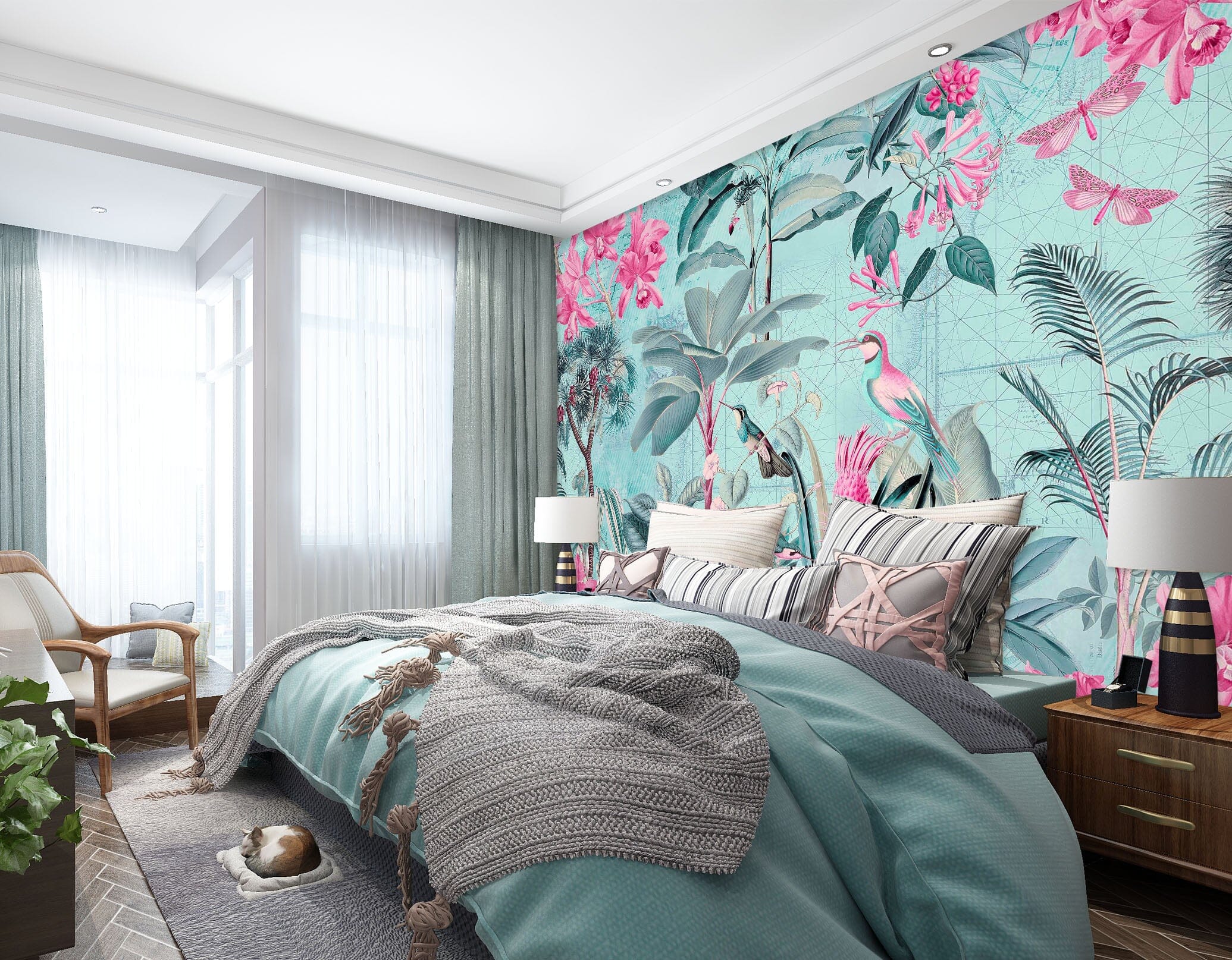 3D Spring Forest 1026 Andrea haase Wall Mural Wall Murals Wallpaper AJ Wallpaper 2 