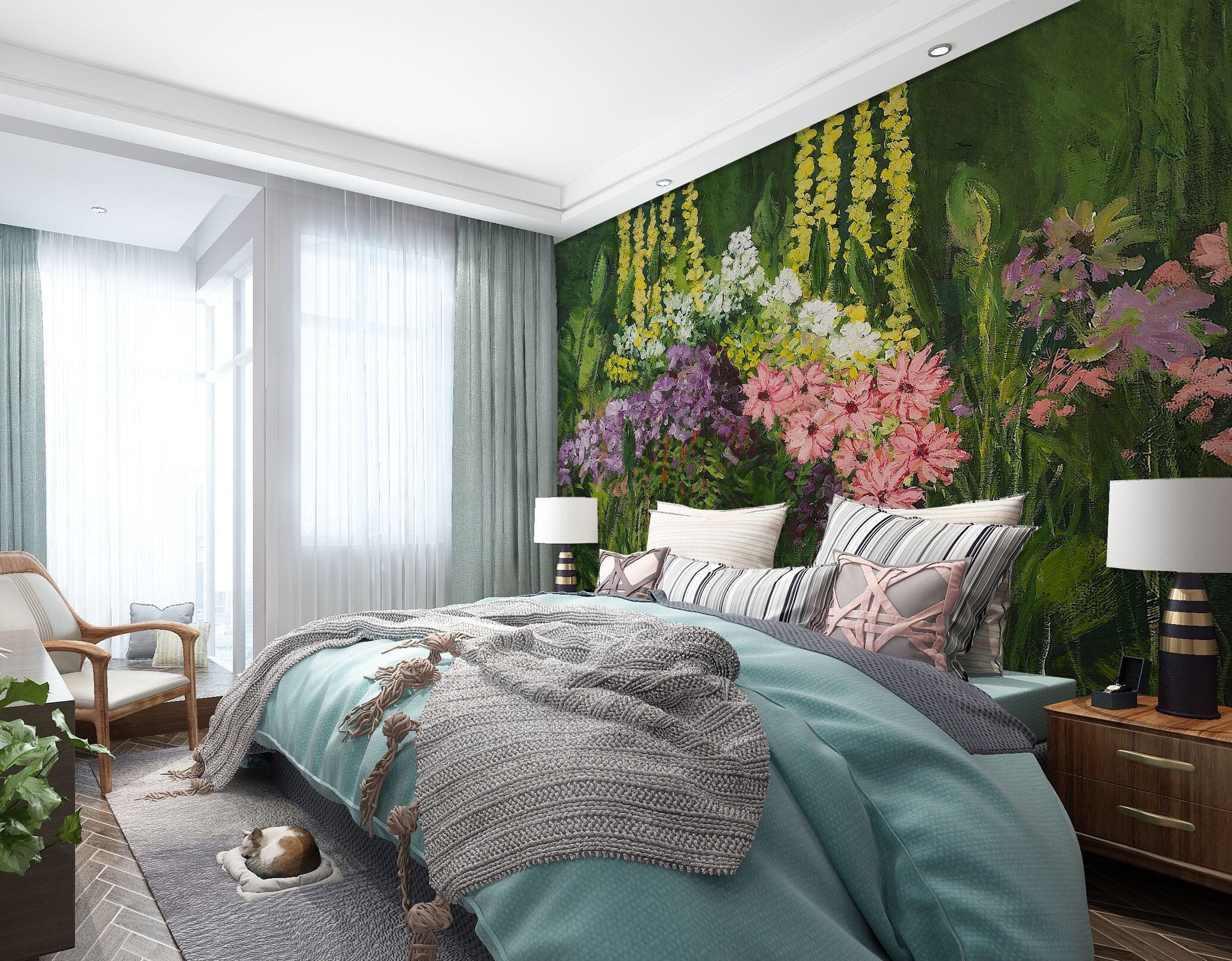 3D Flower Dance 160 Allan P. Friedlander Wall Mural Wall Murals Wallpaper AJ Wallpaper 2 