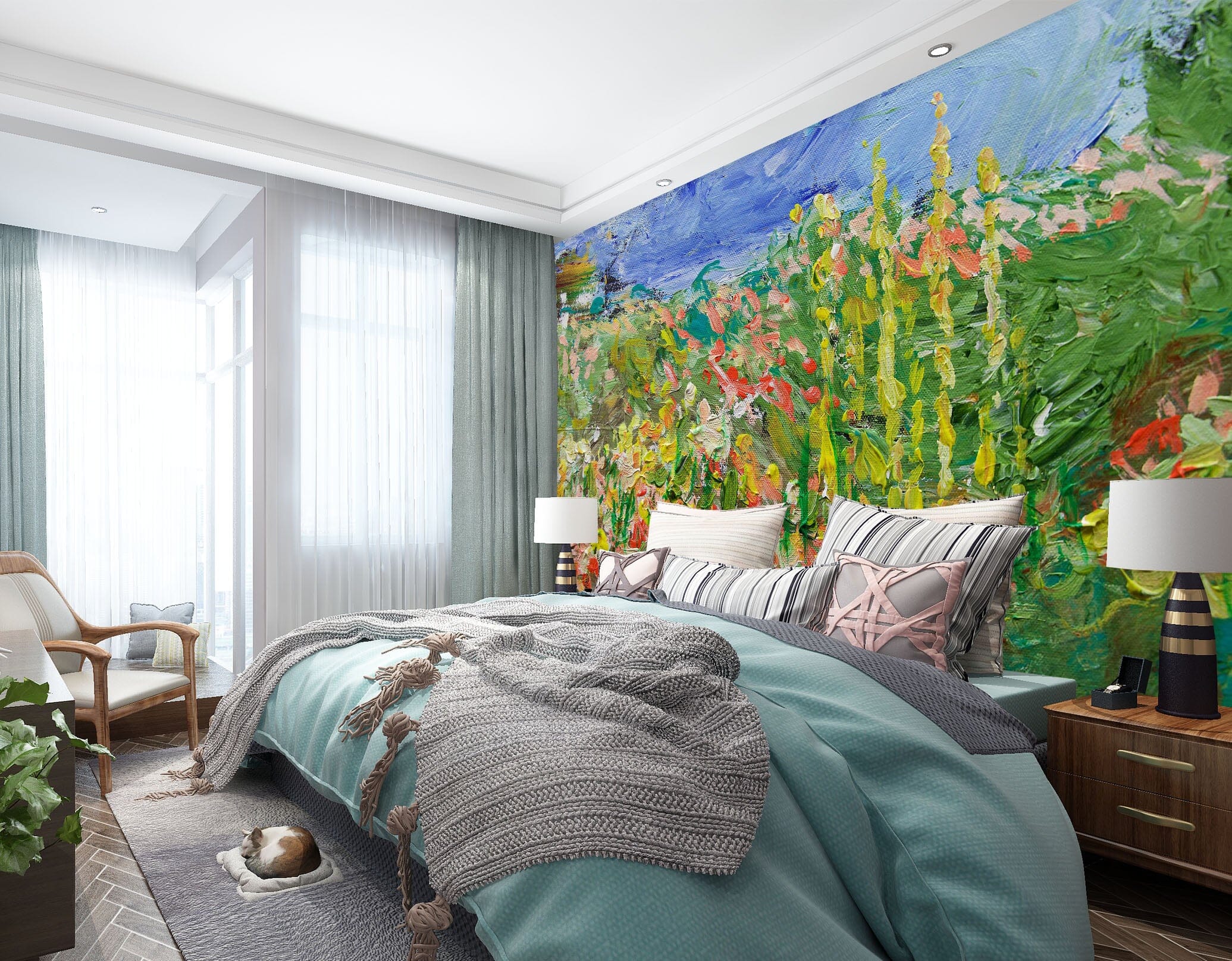 3D Wildflower 226 Allan P. Friedlander Wall Mural Wall Murals Wallpaper AJ Wallpaper 2 