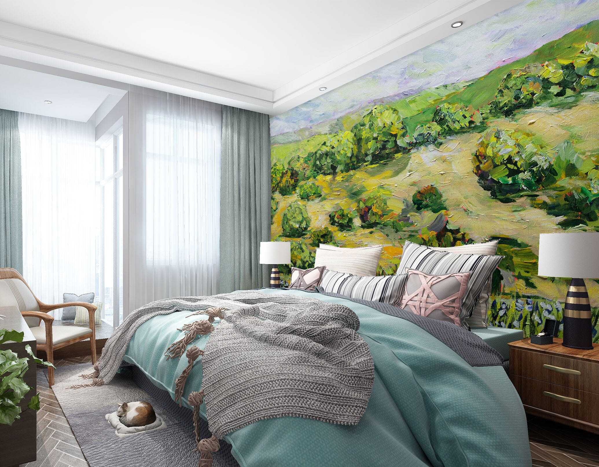 3D Secret Mound 234 Allan P. Friedlander Wall Mural Wall Murals Wallpaper AJ Wallpaper 2 