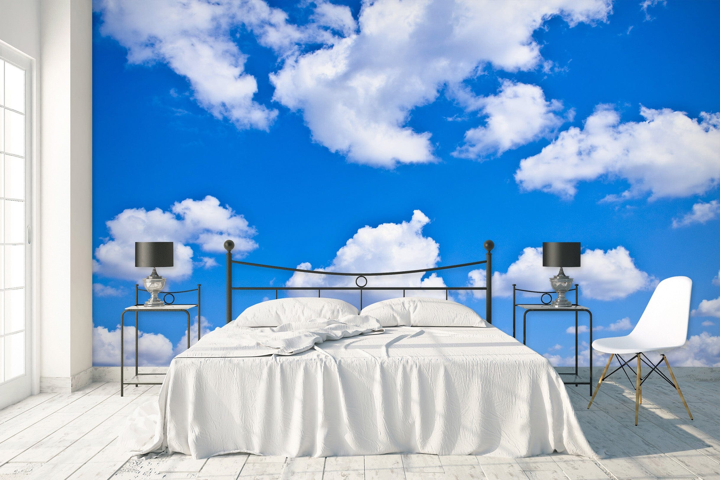 3D Sky White Clouds 1735 Wall Murals Wallpaper AJ Wallpaper 2 