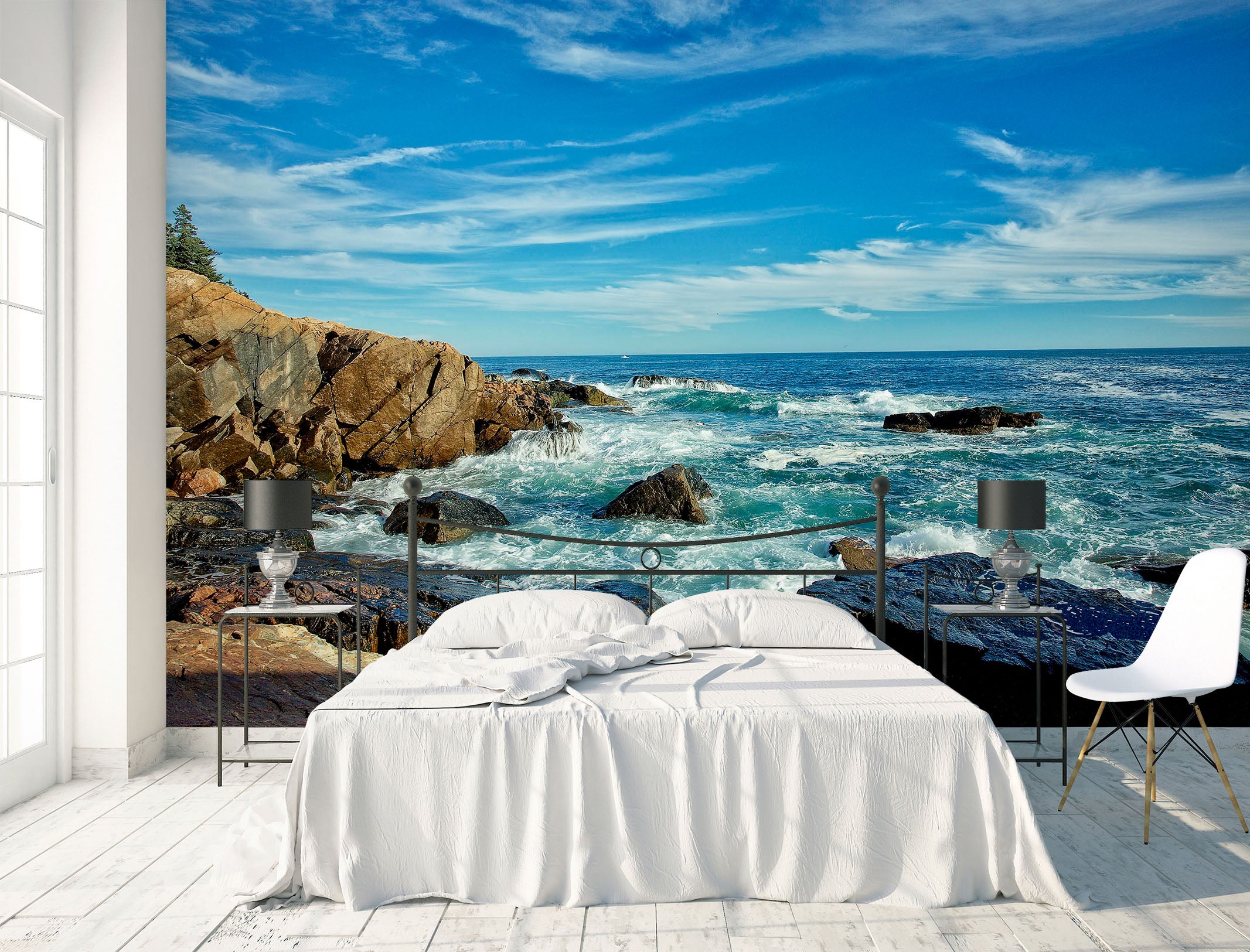3D Acadia Coastline 61141 Kathy Barefield Wall Mural Wall Murals