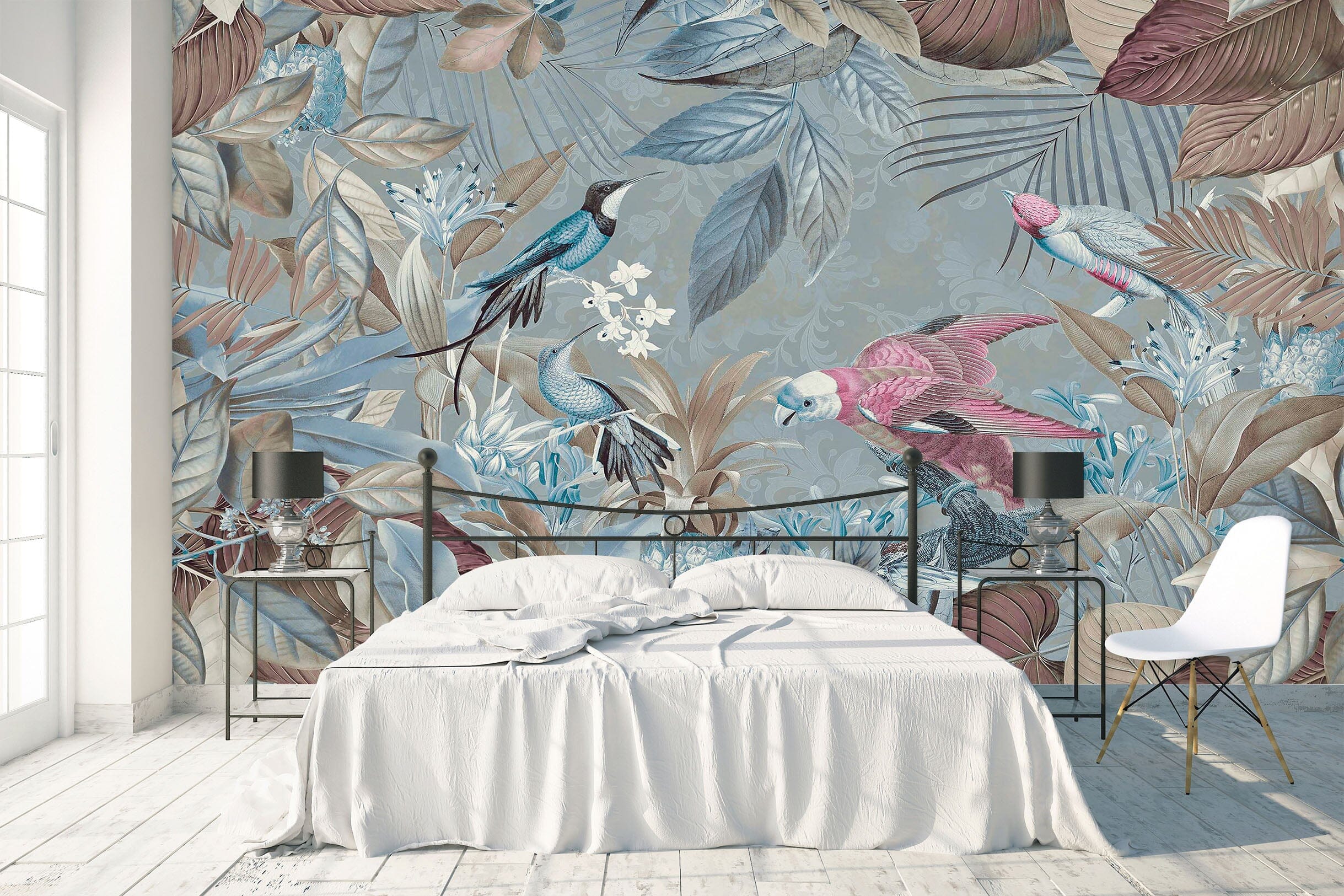 3D Bird Singing 1022 Andrea haase Wall Mural Wall Murals Wallpaper AJ Wallpaper 2 