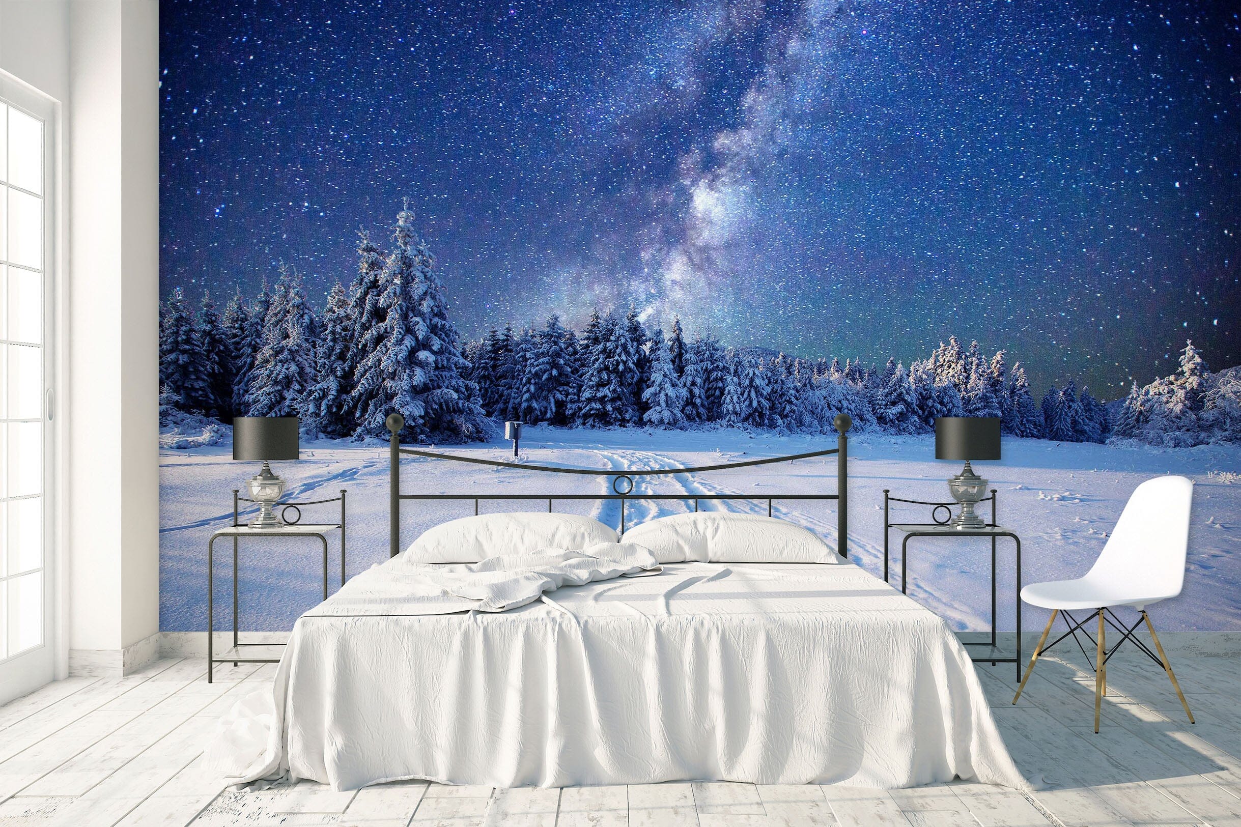 3D Snow Forest 1746 Wall Murals Wallpaper AJ Wallpaper 2 