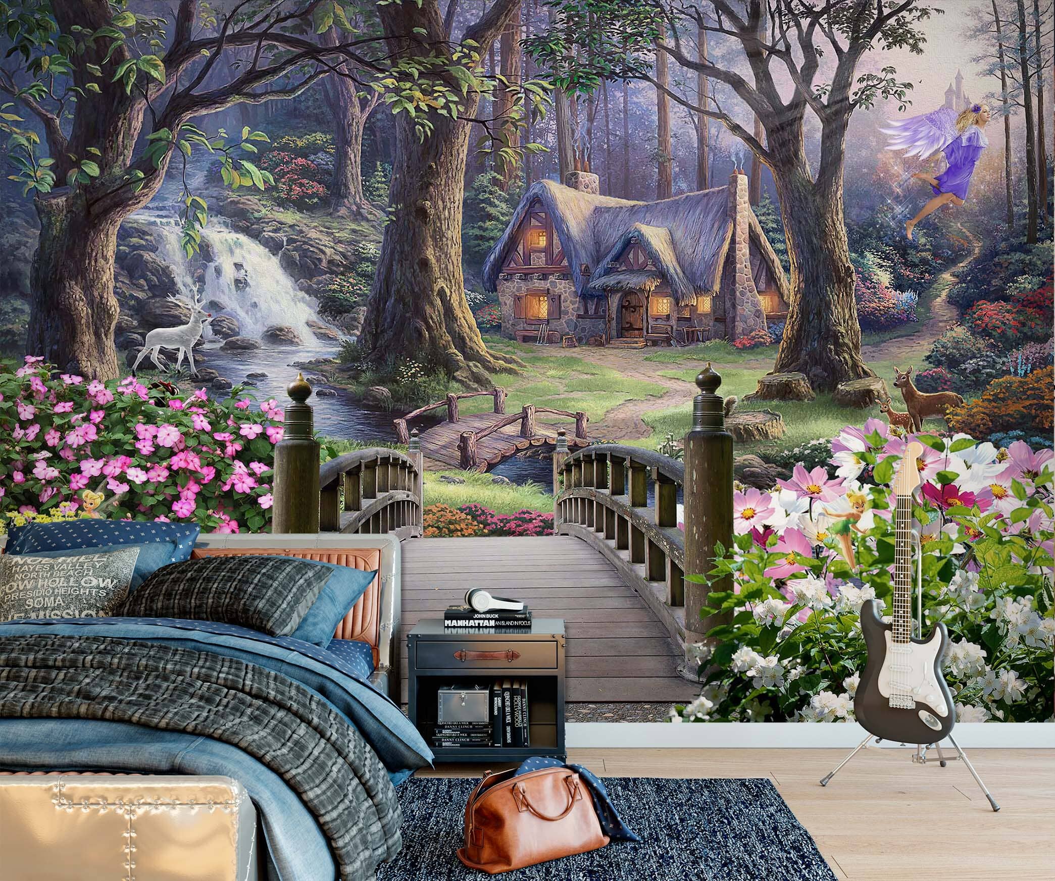 3D Mysterious Forest 1629 Wall Murals Wallpaper AJ Wallpaper 2 