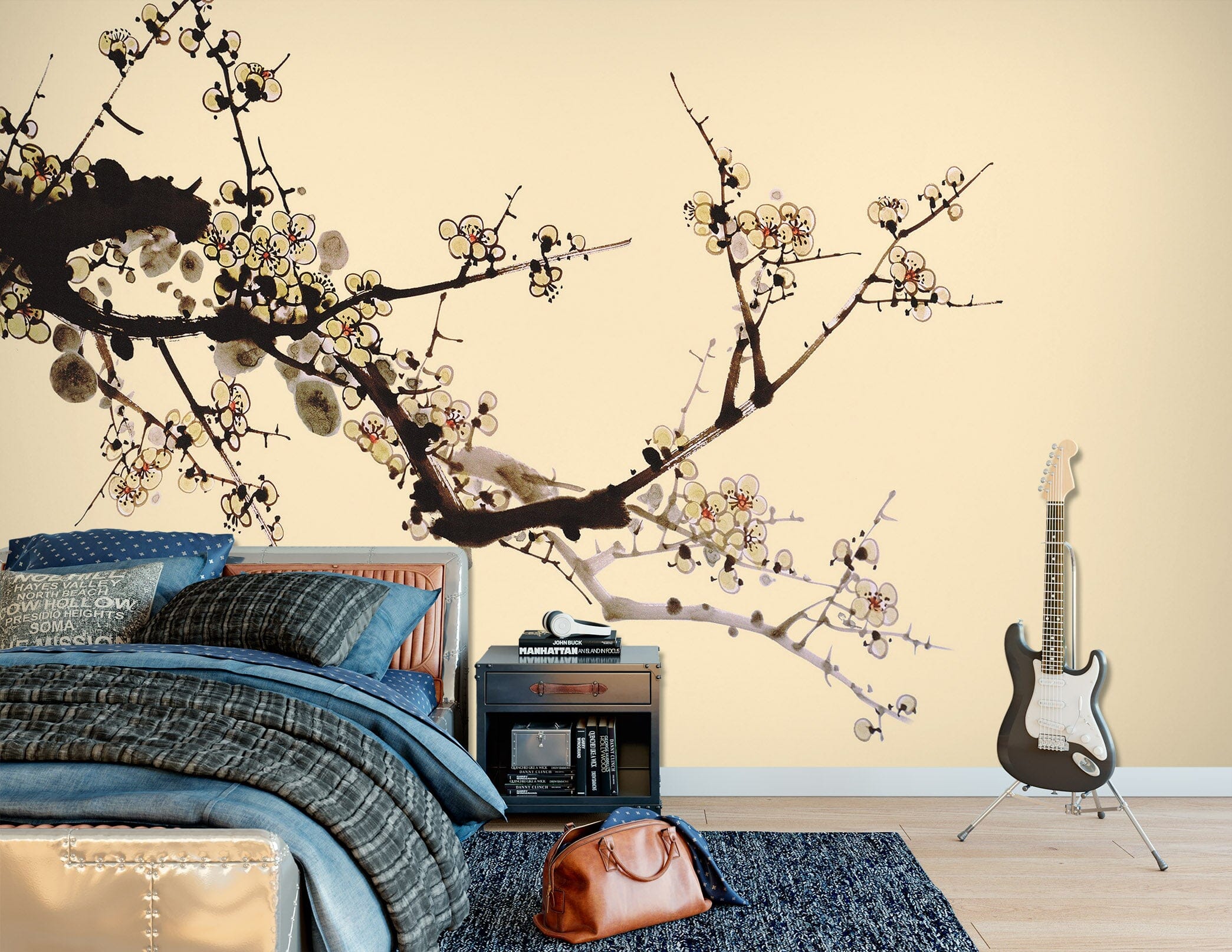 3D Black Branches 1609 Wall Murals Wallpaper AJ Wallpaper 2 