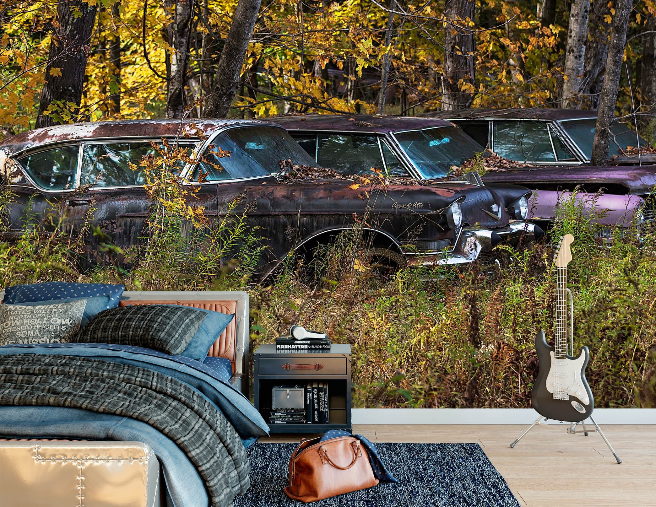 3D Forest River 103 Jerry LoFaro Wall Mural Wall Murals Wallpaper AJ Wallpaper 2 