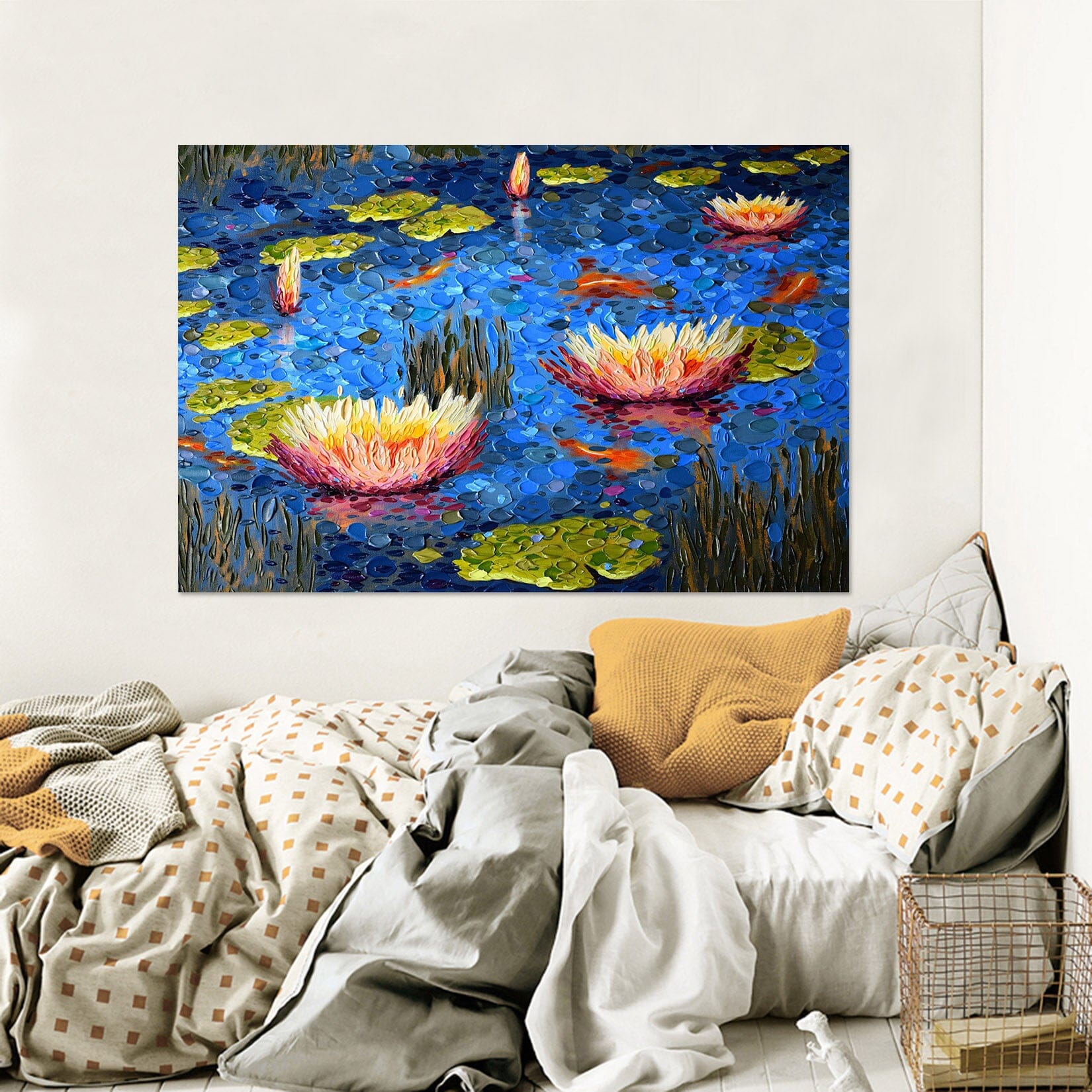 3D Lotus Pond 015 Dena Tollefson Wall Sticker Wallpaper AJ Wallpaper 2 