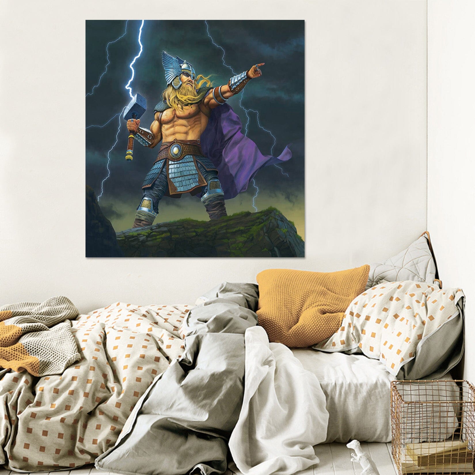 3D Thor God Of Thunder 079 Vincent Hie Wall Sticker Wallpaper AJ Wallpaper 2 