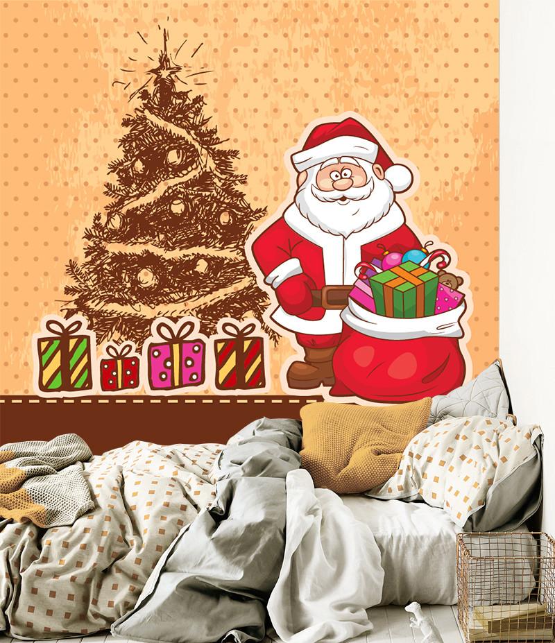 3D Christmas Tree And Father Christmas Gifts Wallpaper AJ Wallpaper 2 