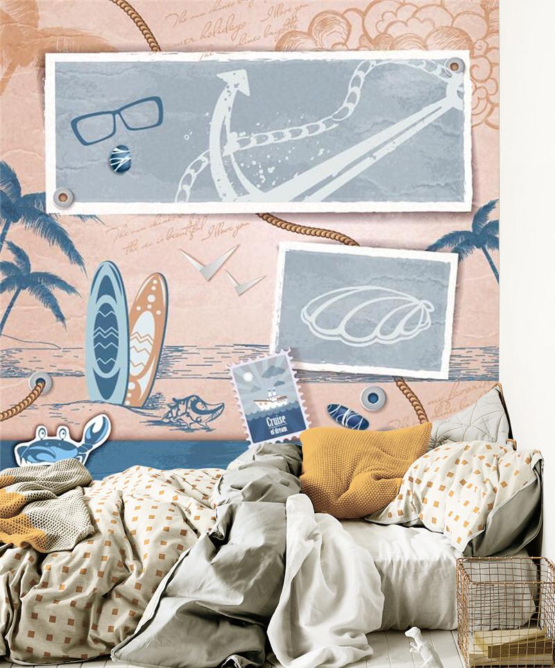 3D Beach Coconut Tree 036 Wallpaper AJ Wallpaper 