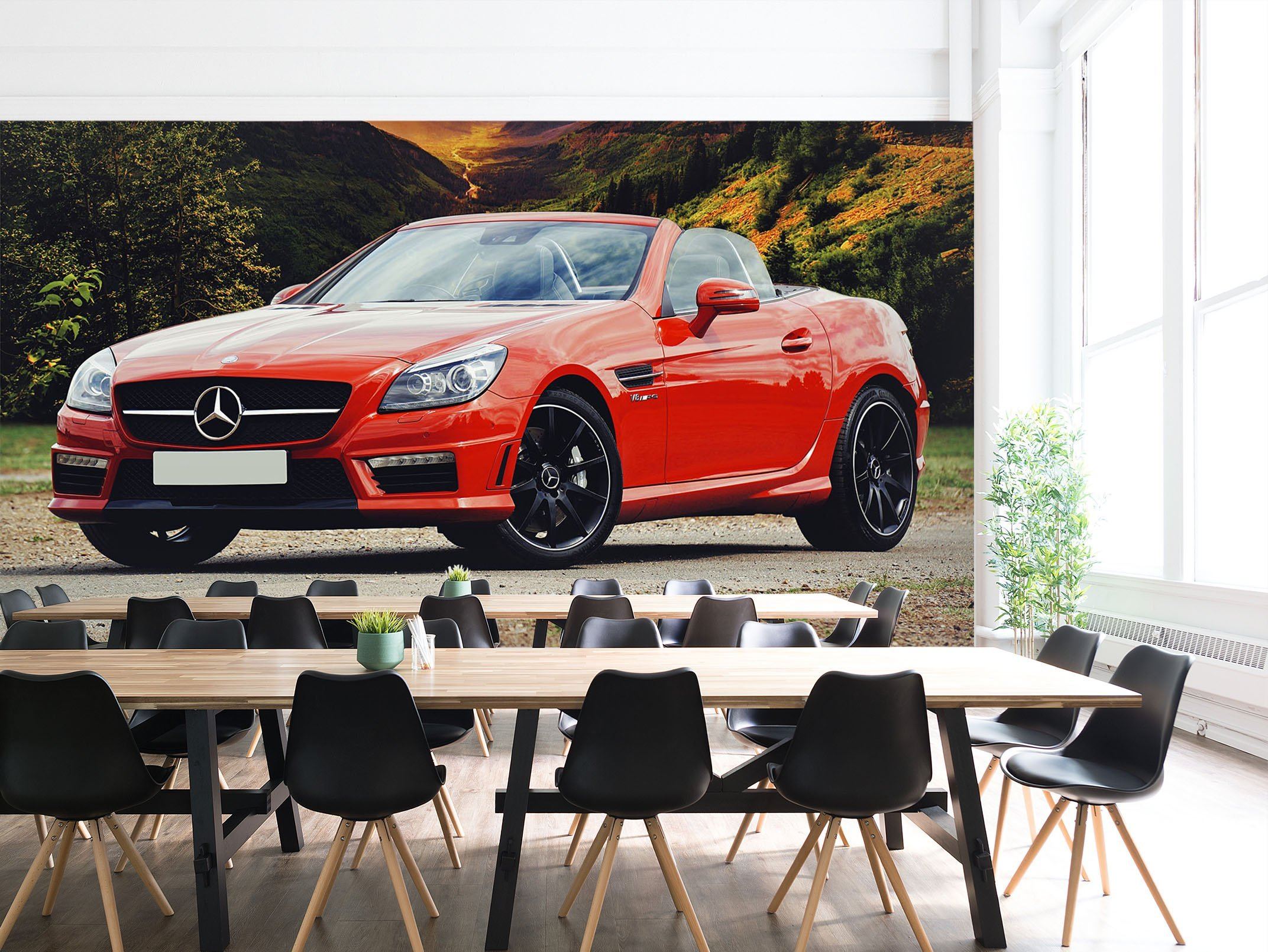 3D Mercedes Benz 998 Vehicle Wall Murals Wallpaper AJ Wallpaper 2 