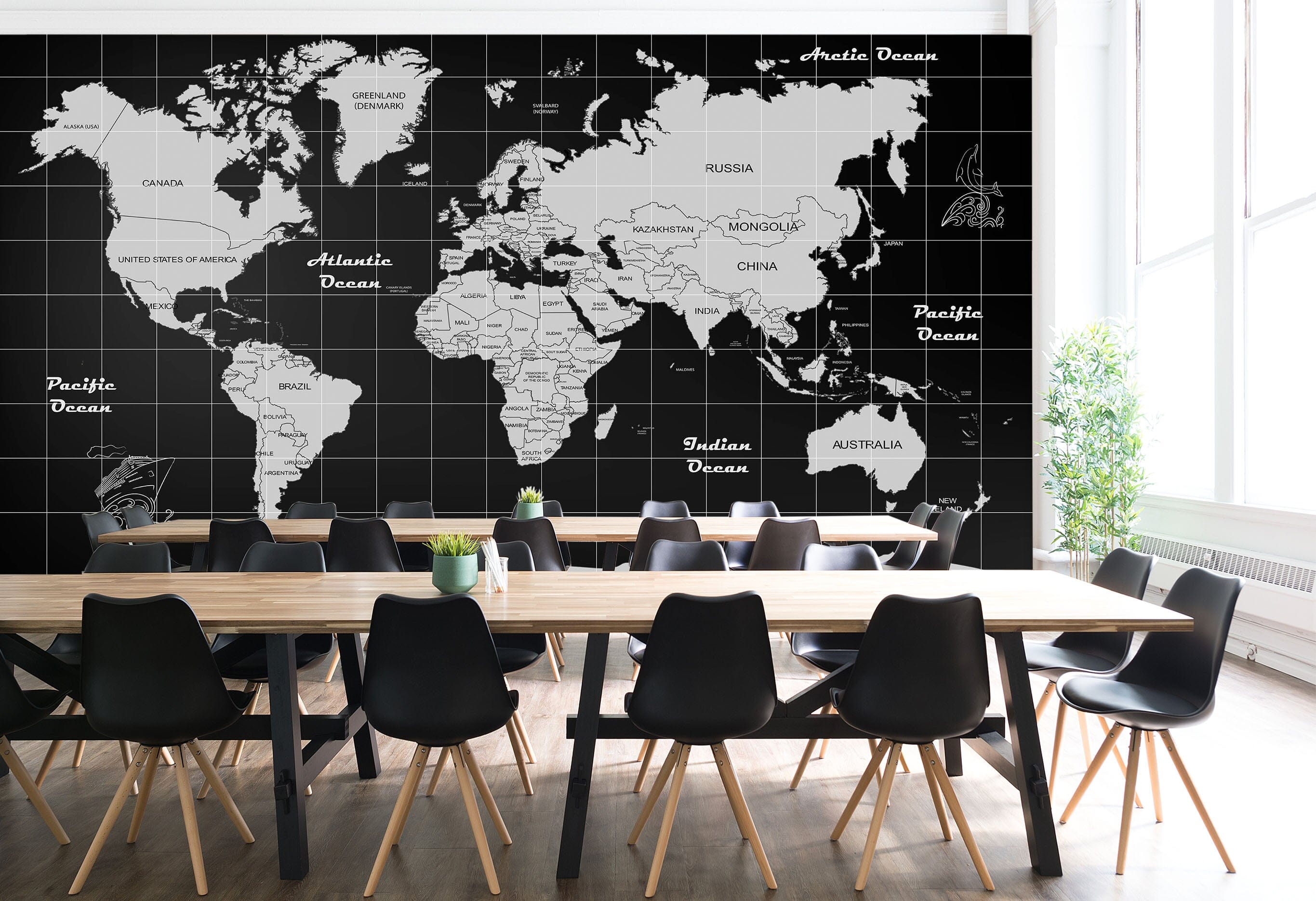 3D Abstract Clouds 2112 World Map Wall Murals Wallpaper AJ Wallpaper 2 