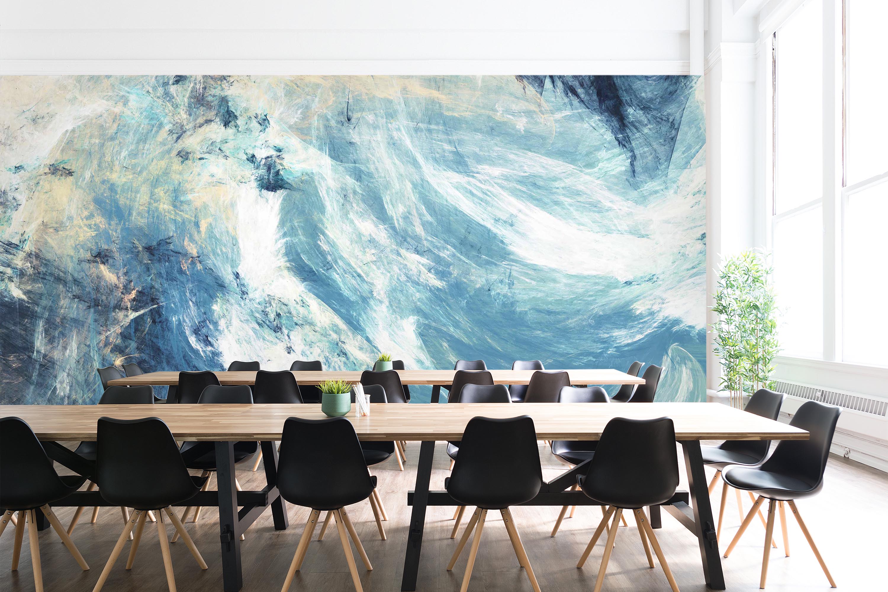 3D Icy Clouds 088 Wall Murals