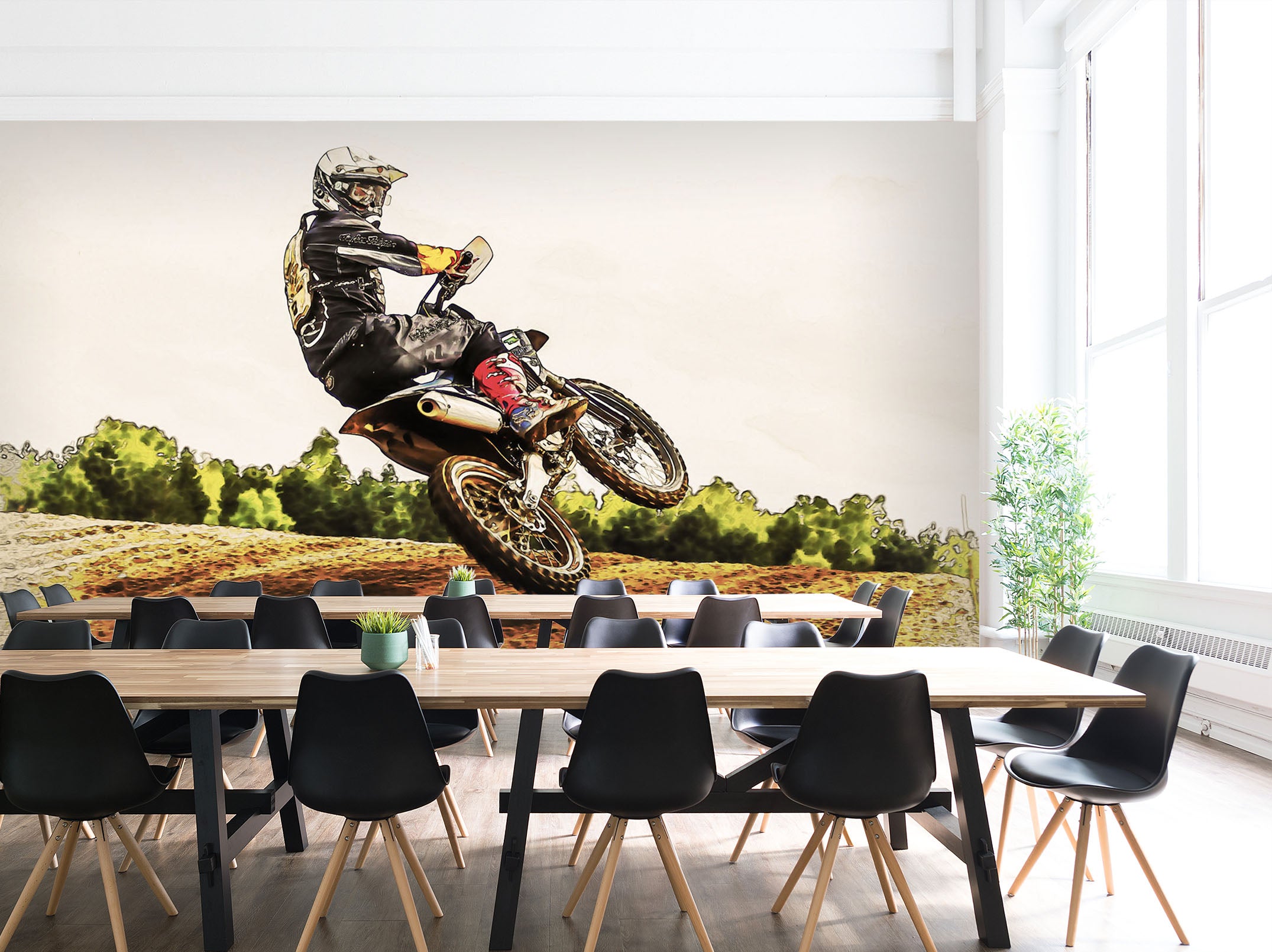 3D Motor Sport 134 Vehicle Wall Murals