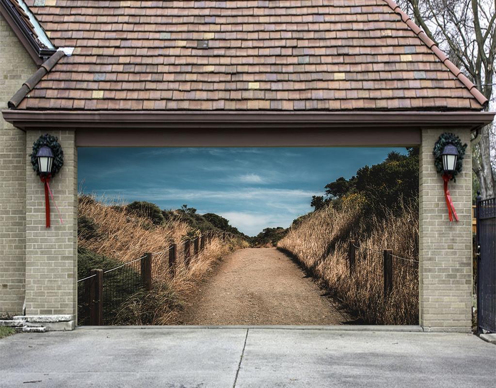 3D Roadside Weeds 168 Garage Door Mural Wallpaper AJ Wallpaper 