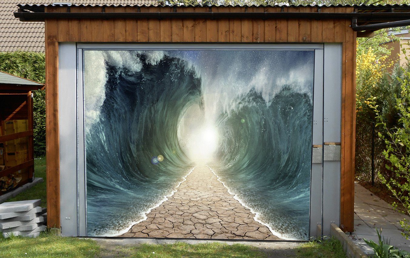 3D Huge Waves 183 Garage Door Mural Wallpaper AJ Wallpaper 