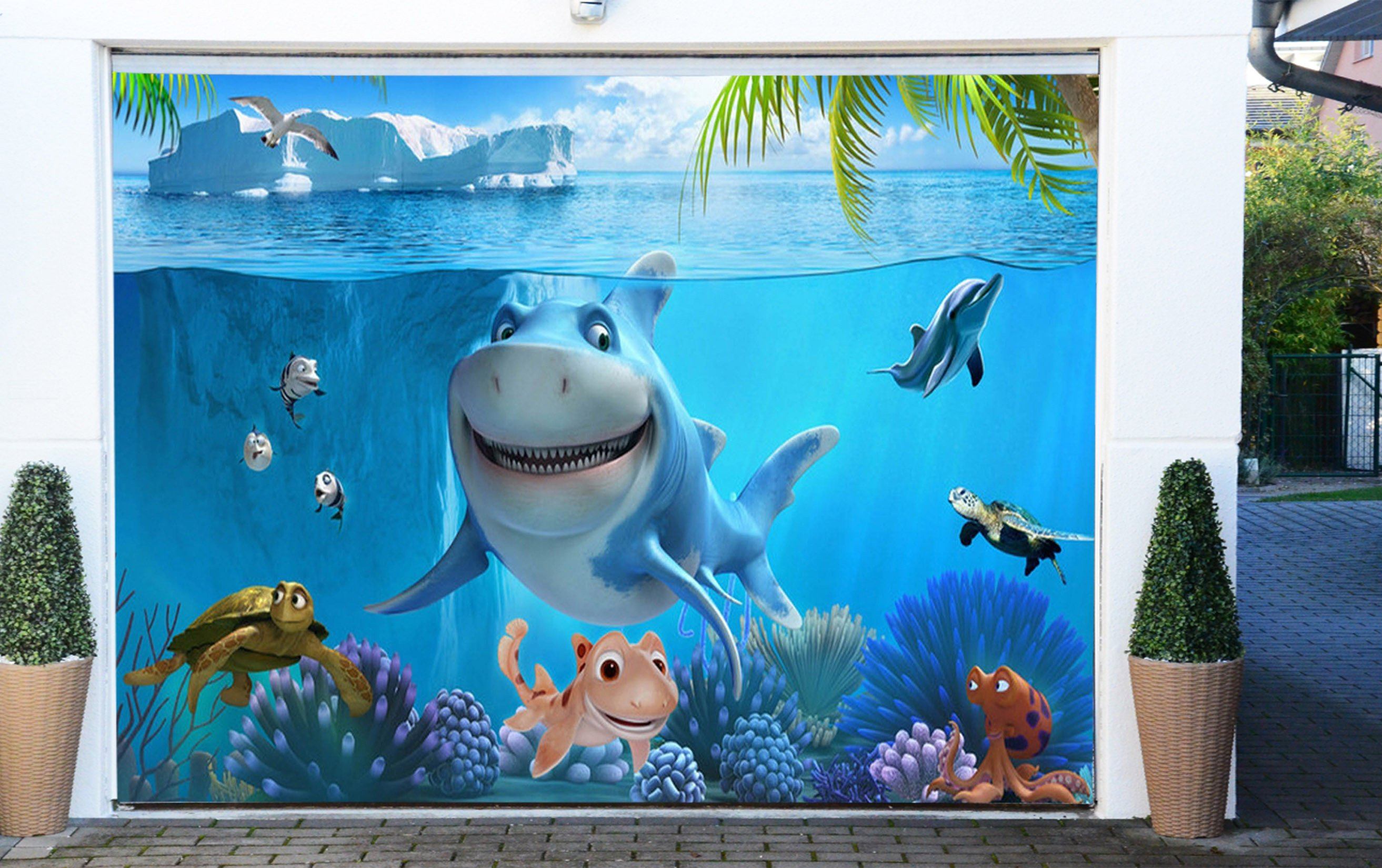 3D Ocean World 43 Garage Door Mural Wallpaper AJ Wallpaper 
