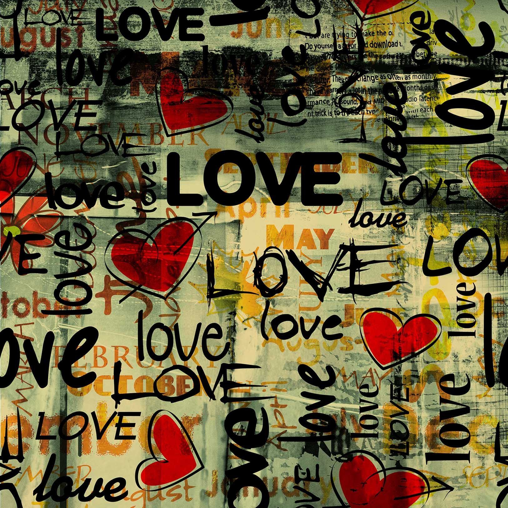 3D Graffiti Love 328 Garage Door Mural Wallpaper AJ Wallpaper 