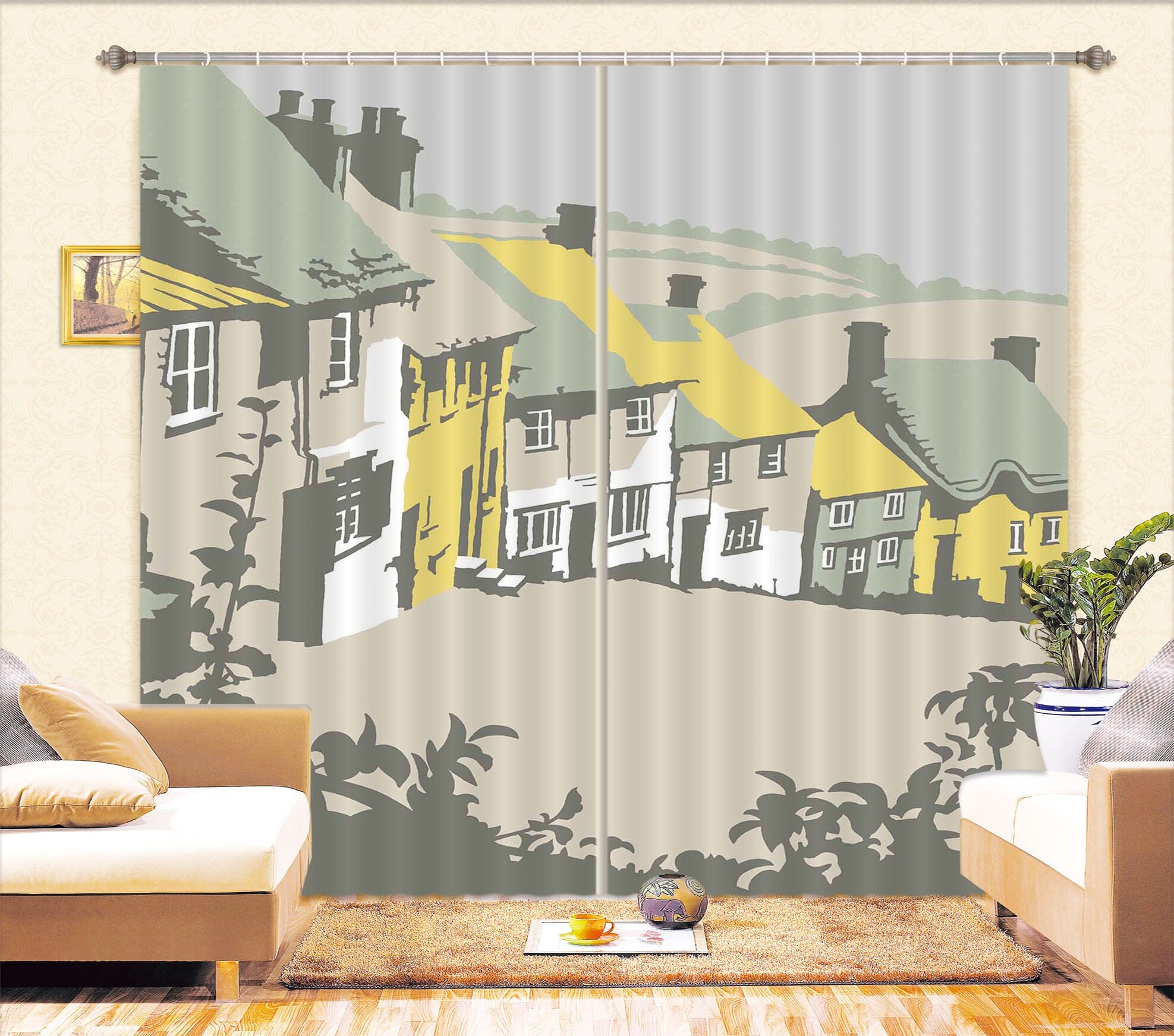 3D Shaftesbury 146 Steve Read Curtain Curtains Drapes Curtains AJ Creativity Home 