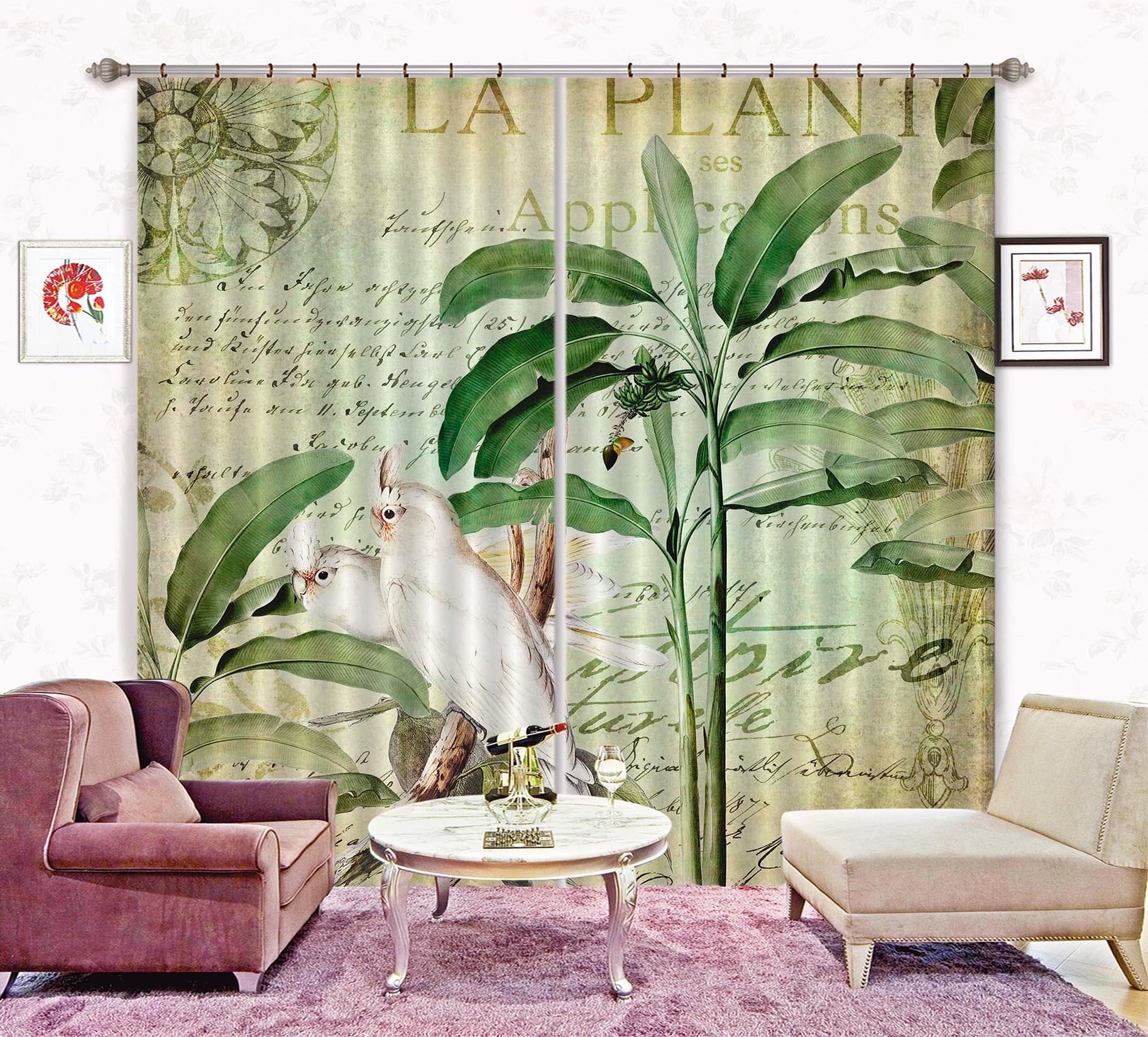 3D White Bird 070 Andrea haase Curtain Curtains Drapes Curtains AJ Creativity Home 