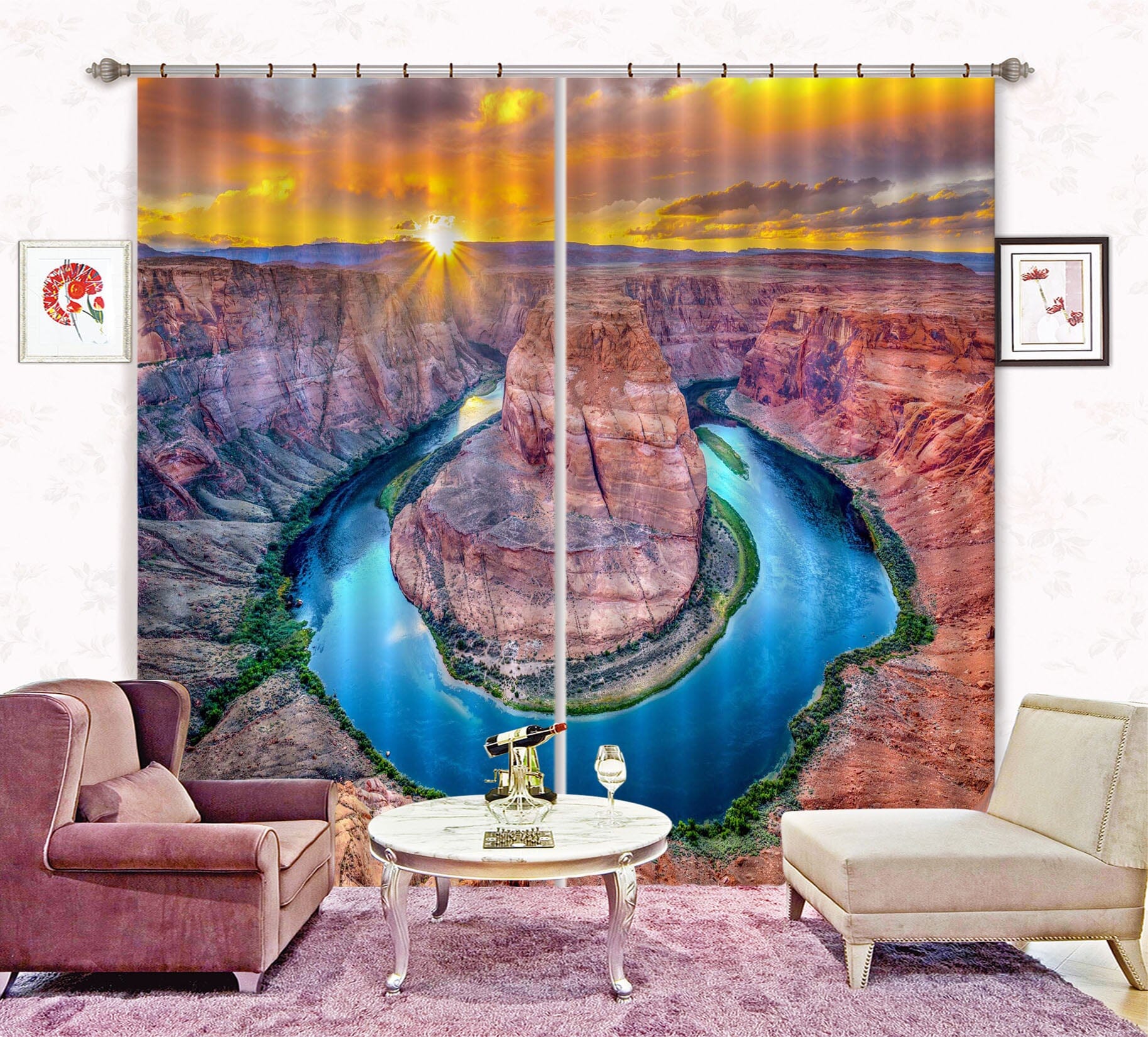 3D Mountain Peak 084 Marco Carmassi Curtain Curtains Drapes Curtains AJ Creativity Home 