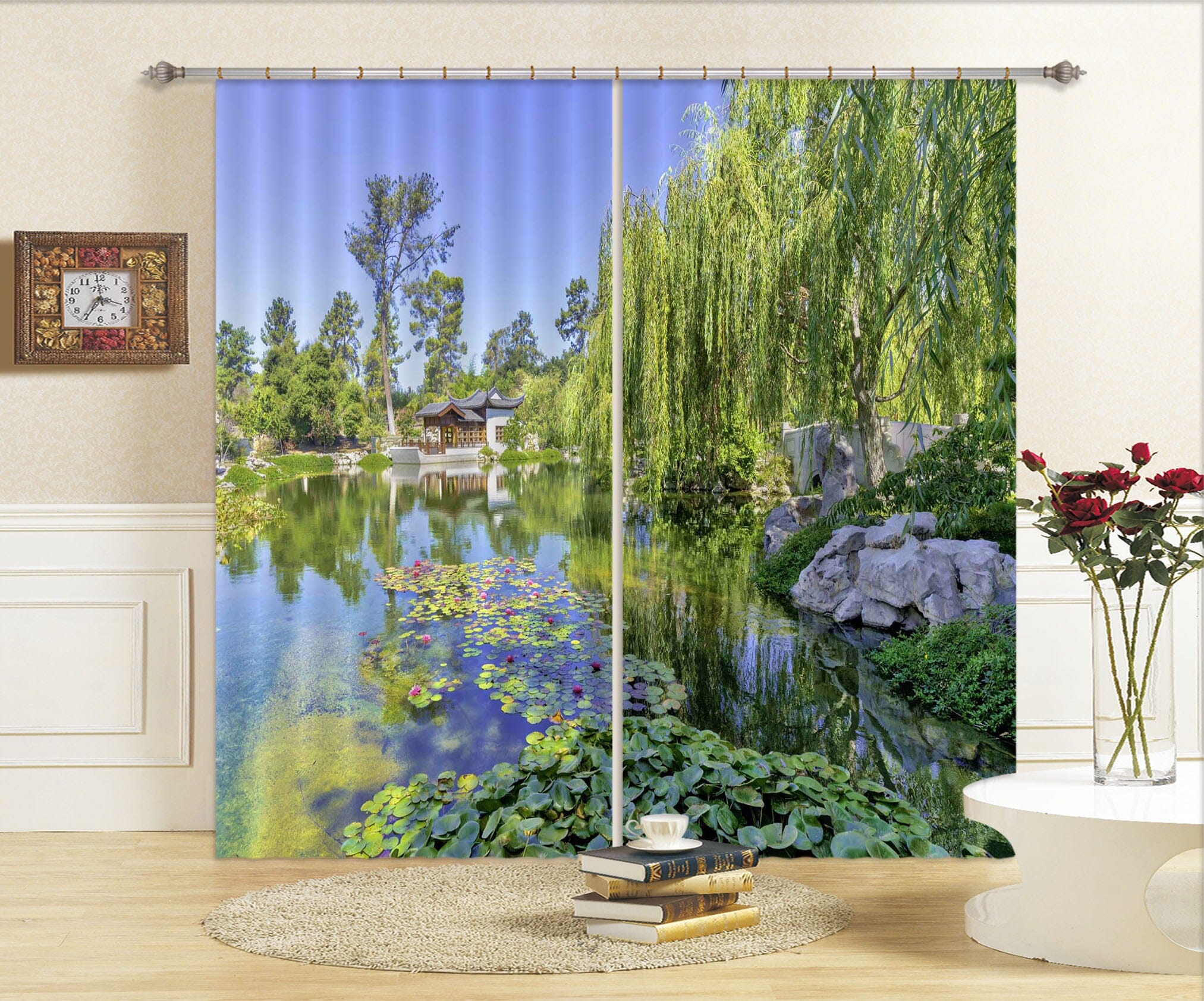 3D Spring Park 073 Marco Carmassi Curtain Curtains Drapes Curtains AJ Creativity Home 
