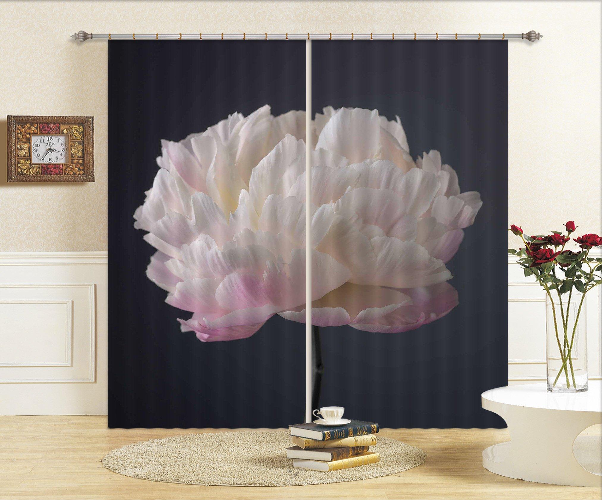 3D Beautiful Flowers 014 TAssaf Frank Curtain Curtains Drapes Curtains AJ Creativity Home 