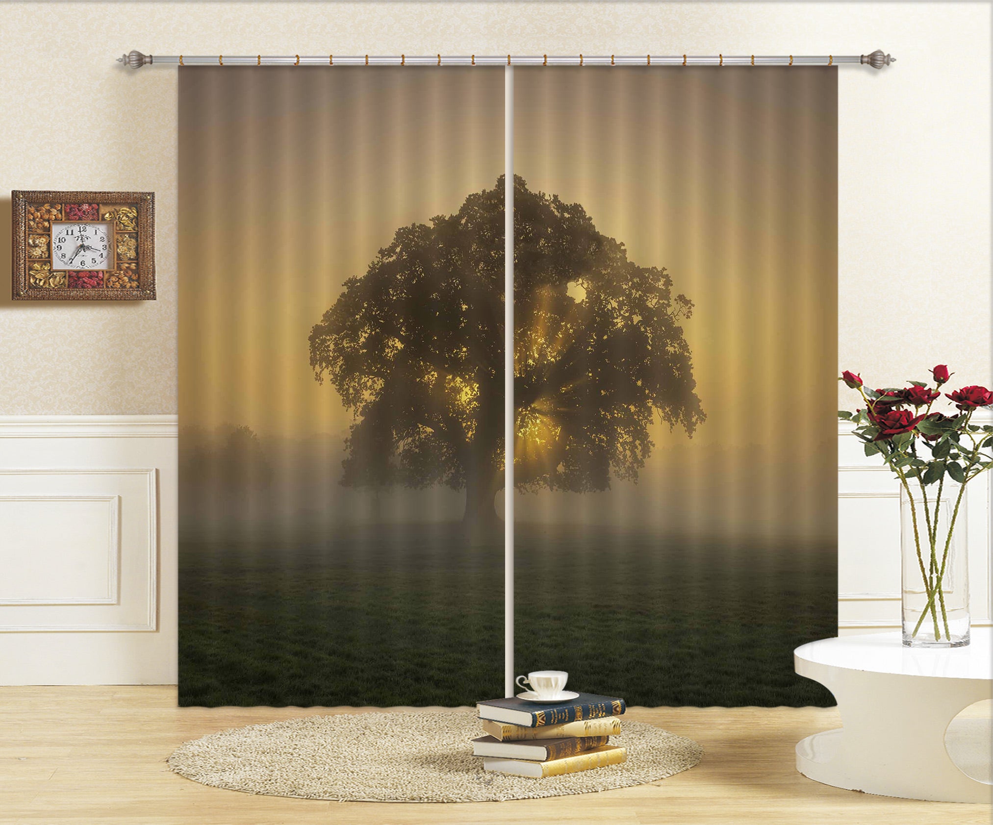 3D Dense Tree 040 Assaf Frank Curtain Curtains Drapes