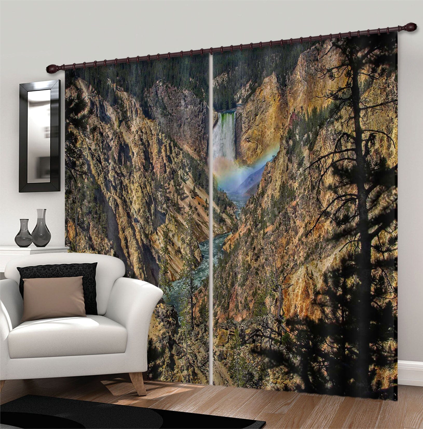 3D Grand Canyon 052 Kathy Barefield Curtain Curtains Drapes Curtains AJ Creativity Home 