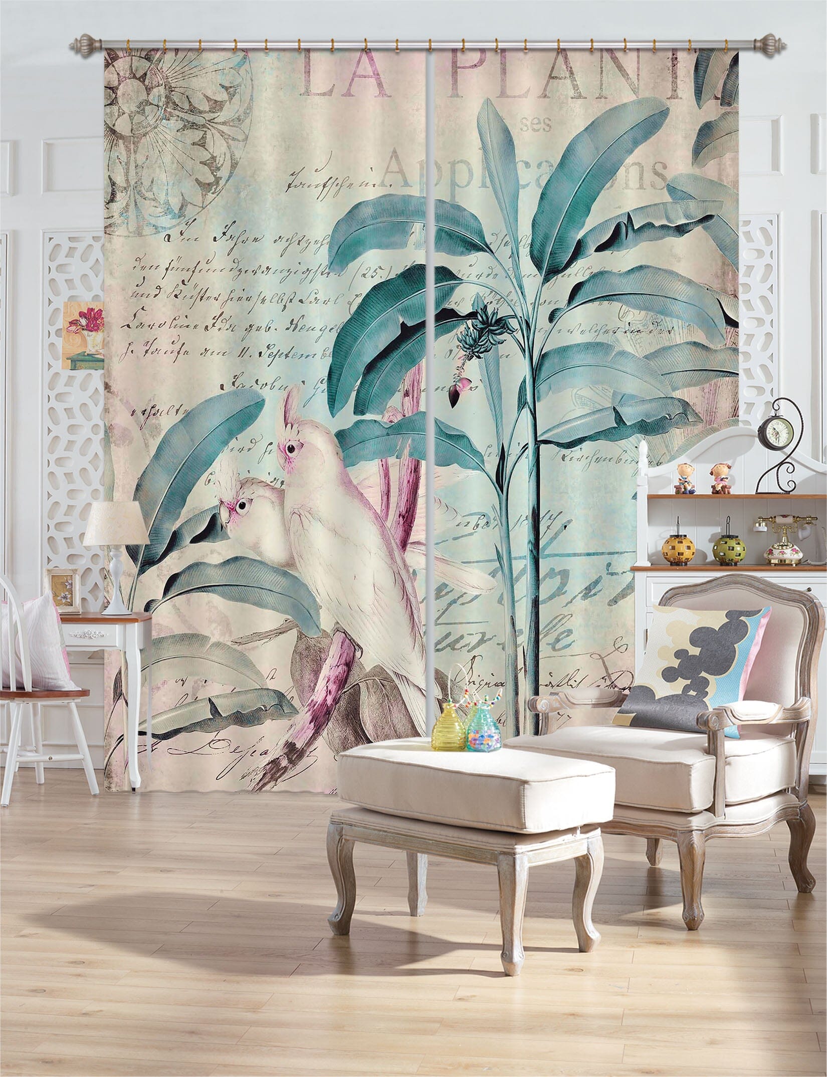 3D White Bird 072 Andrea haase Curtain Curtains Drapes Curtains AJ Creativity Home 