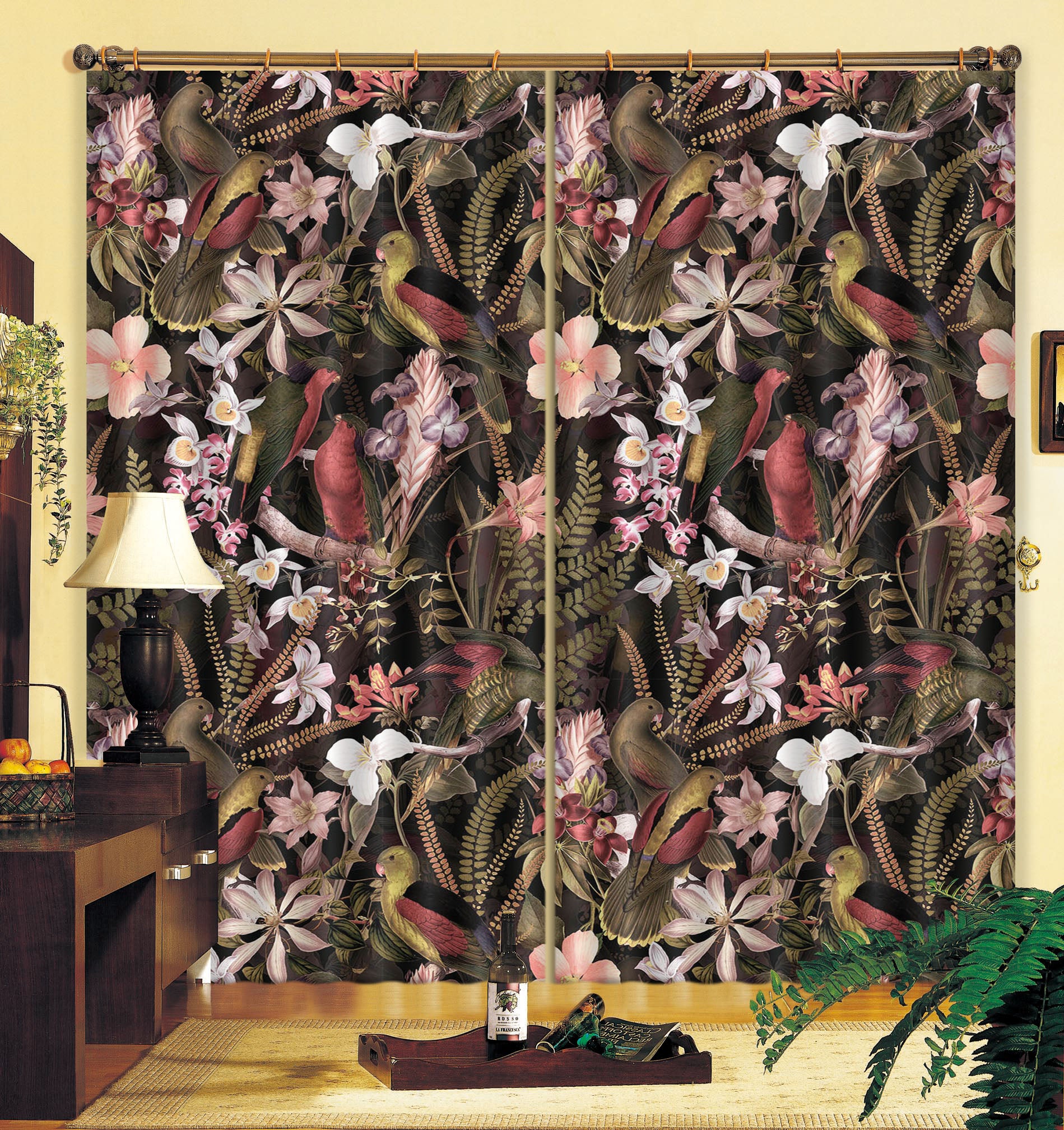 3D Abstract Pattern 103 Uta Naumann Curtain Curtains Drapes