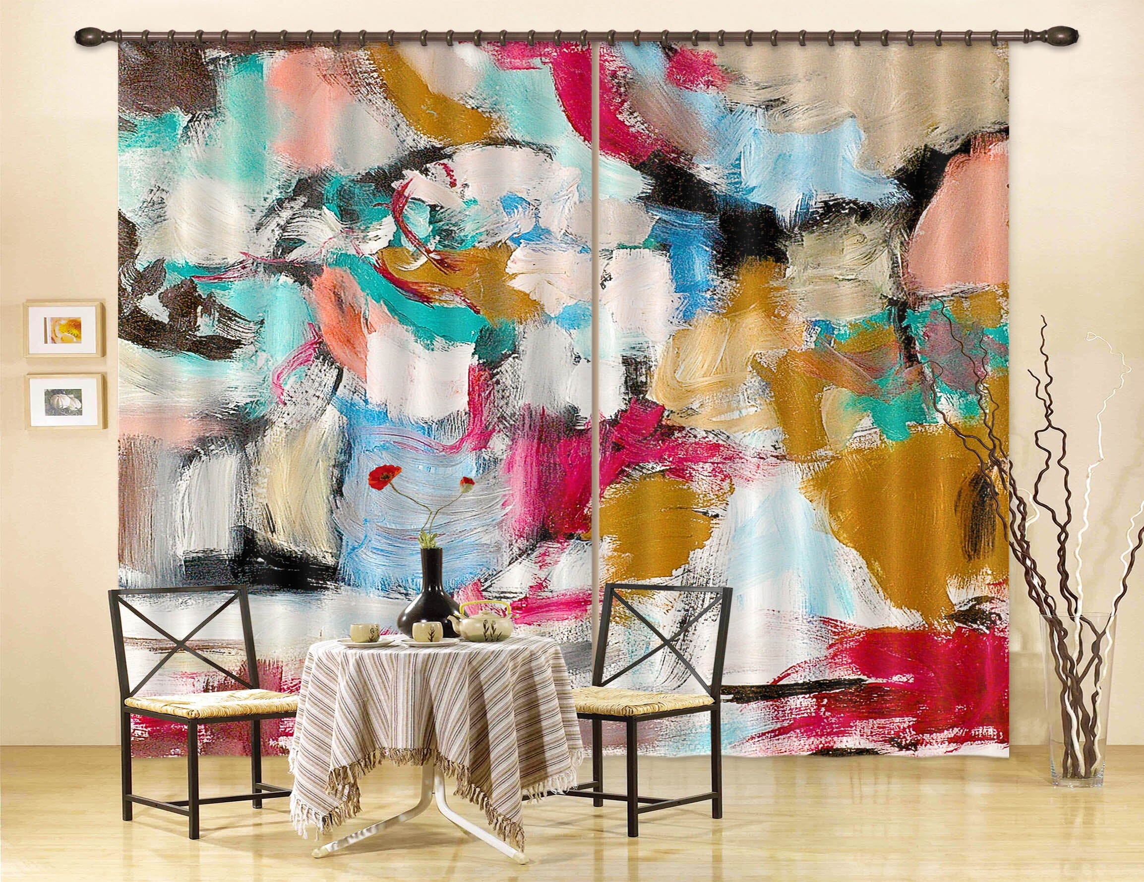 3D Beautiful Color 114 Allan P. Friedlander Curtain Curtains Drapes Curtains AJ Creativity Home 