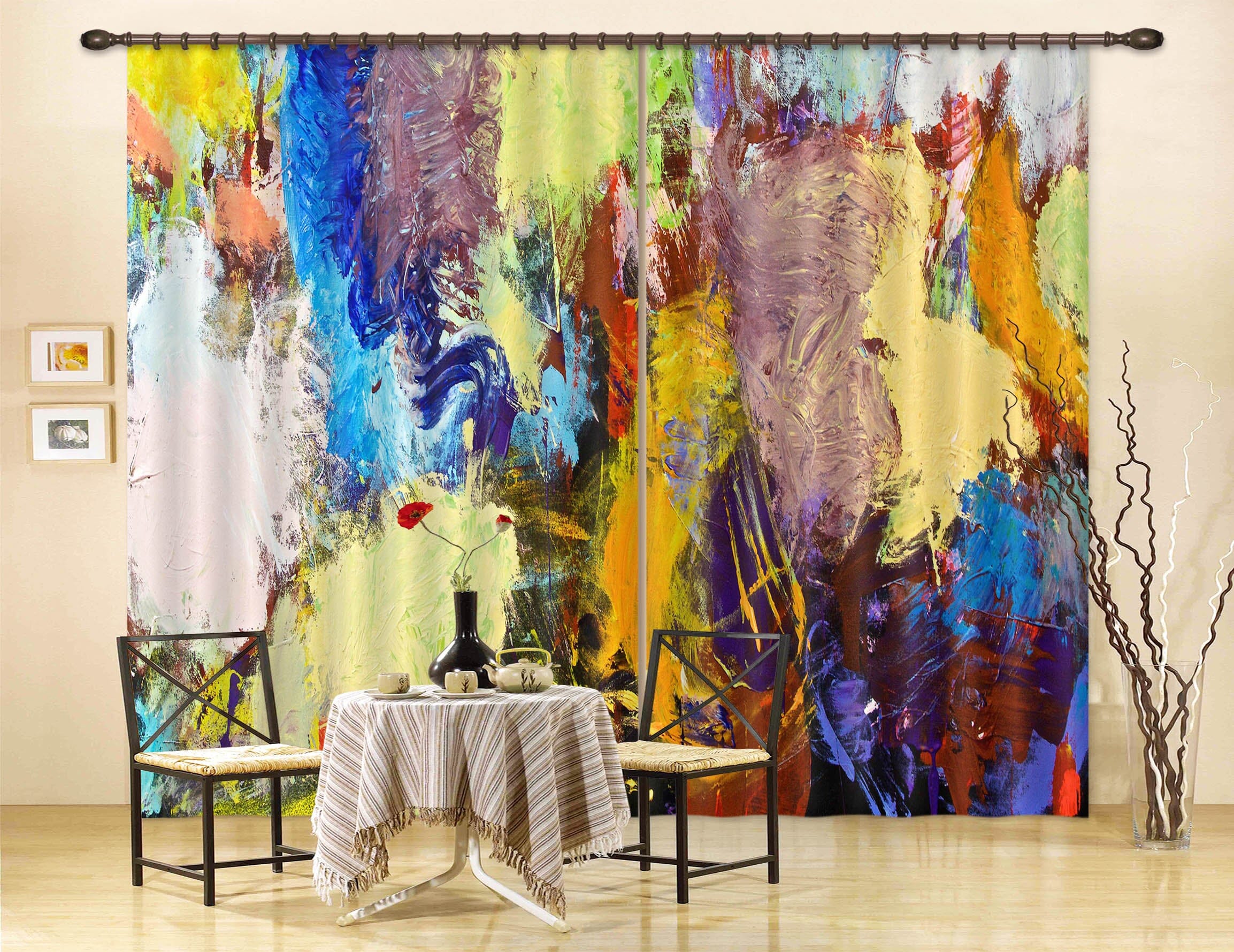 3D Color Fireworks 104 Allan P. Friedlander Curtain Curtains Drapes Curtains AJ Creativity Home 