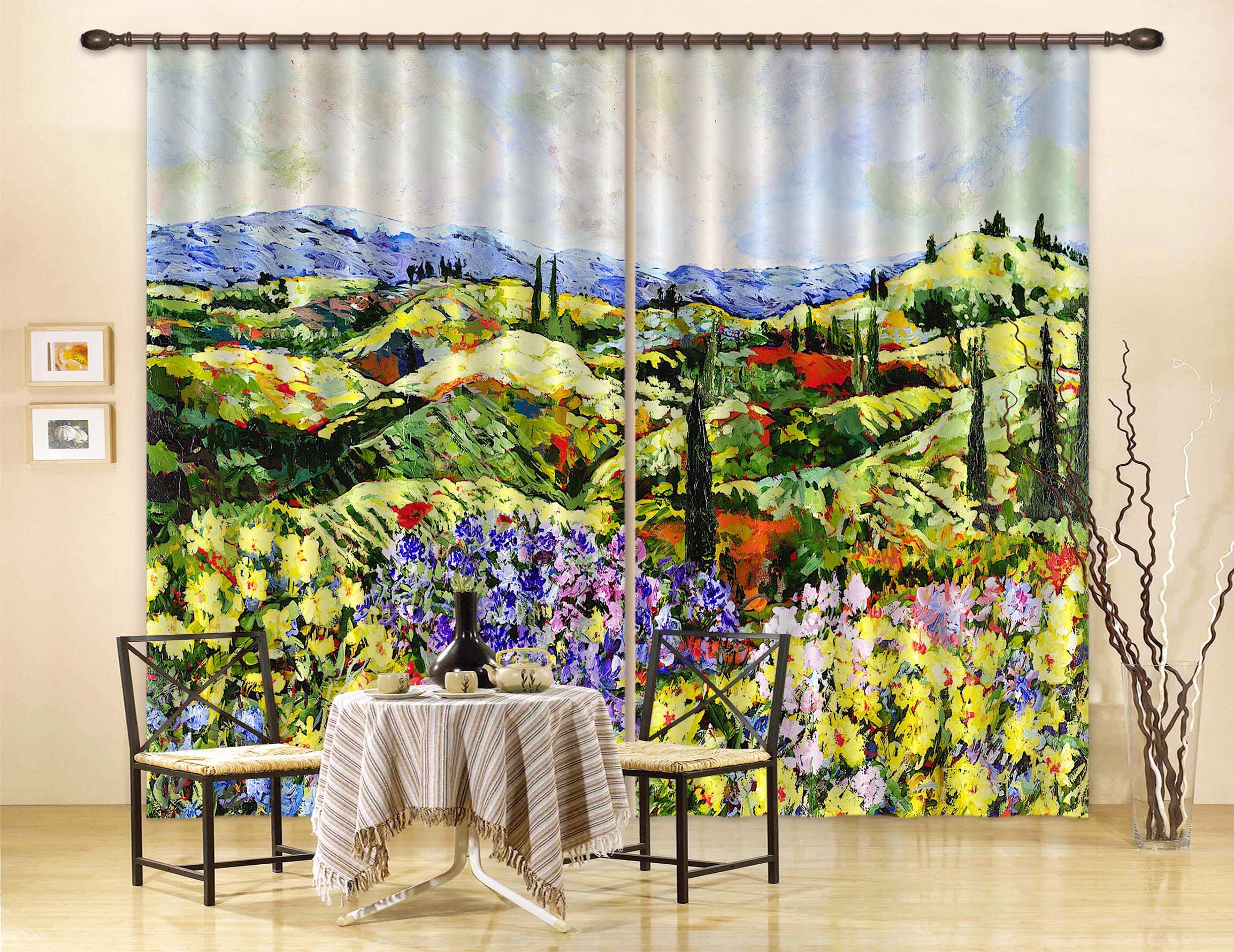 3D Dream Valley 041 Allan P. Friedlander Curtain Curtains Drapes Curtains AJ Creativity Home 