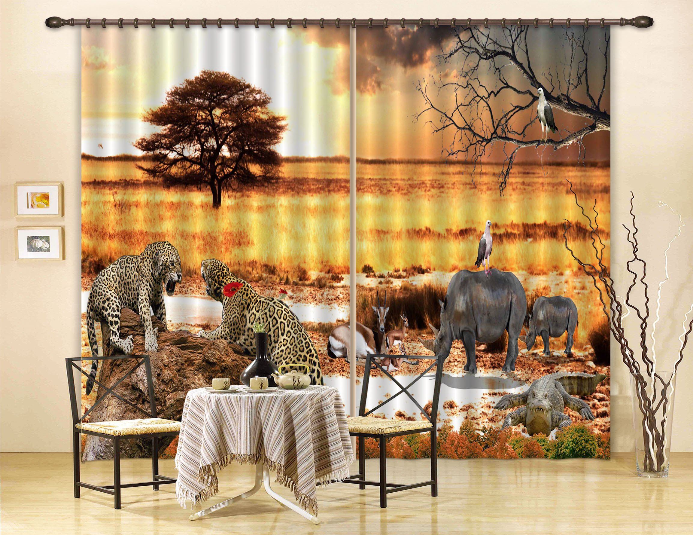 3D Wasteland Animals 14 Curtains Drapes Wallpaper AJ Wallpaper 