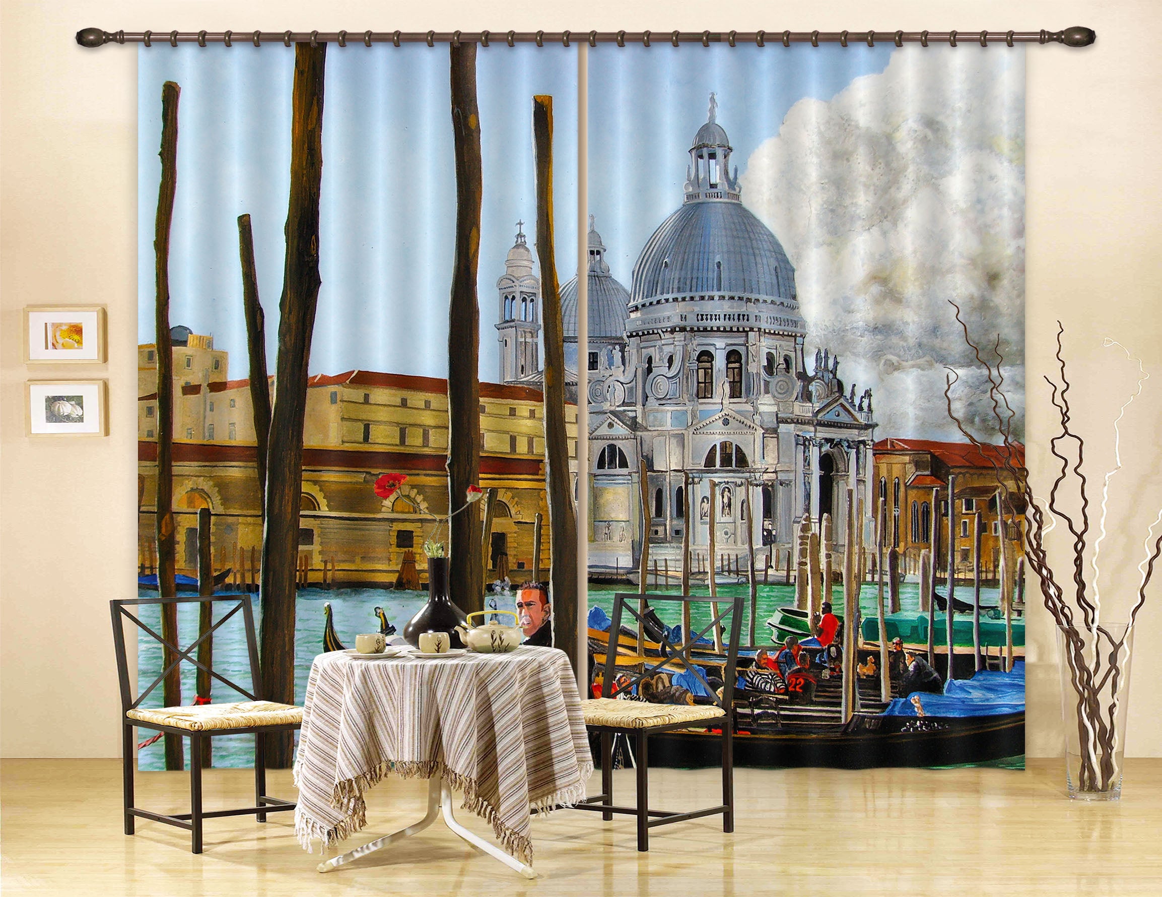 3D Building 11030 Matthew Holden Bates Curtain Curtains Drapes