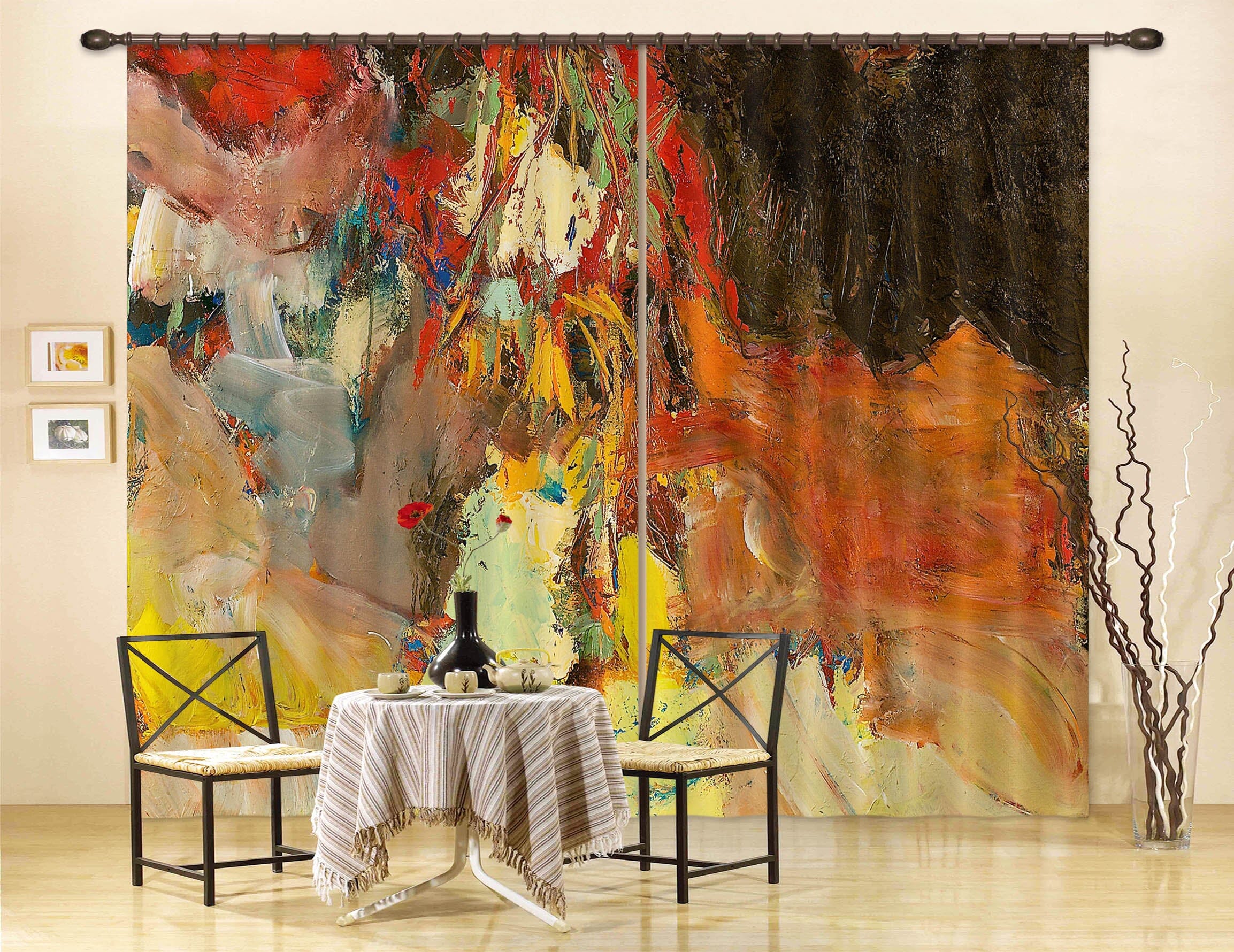 3D Volcanic Eruptions 101 Allan P. Friedlander Curtain Curtains Drapes Curtains AJ Creativity Home 