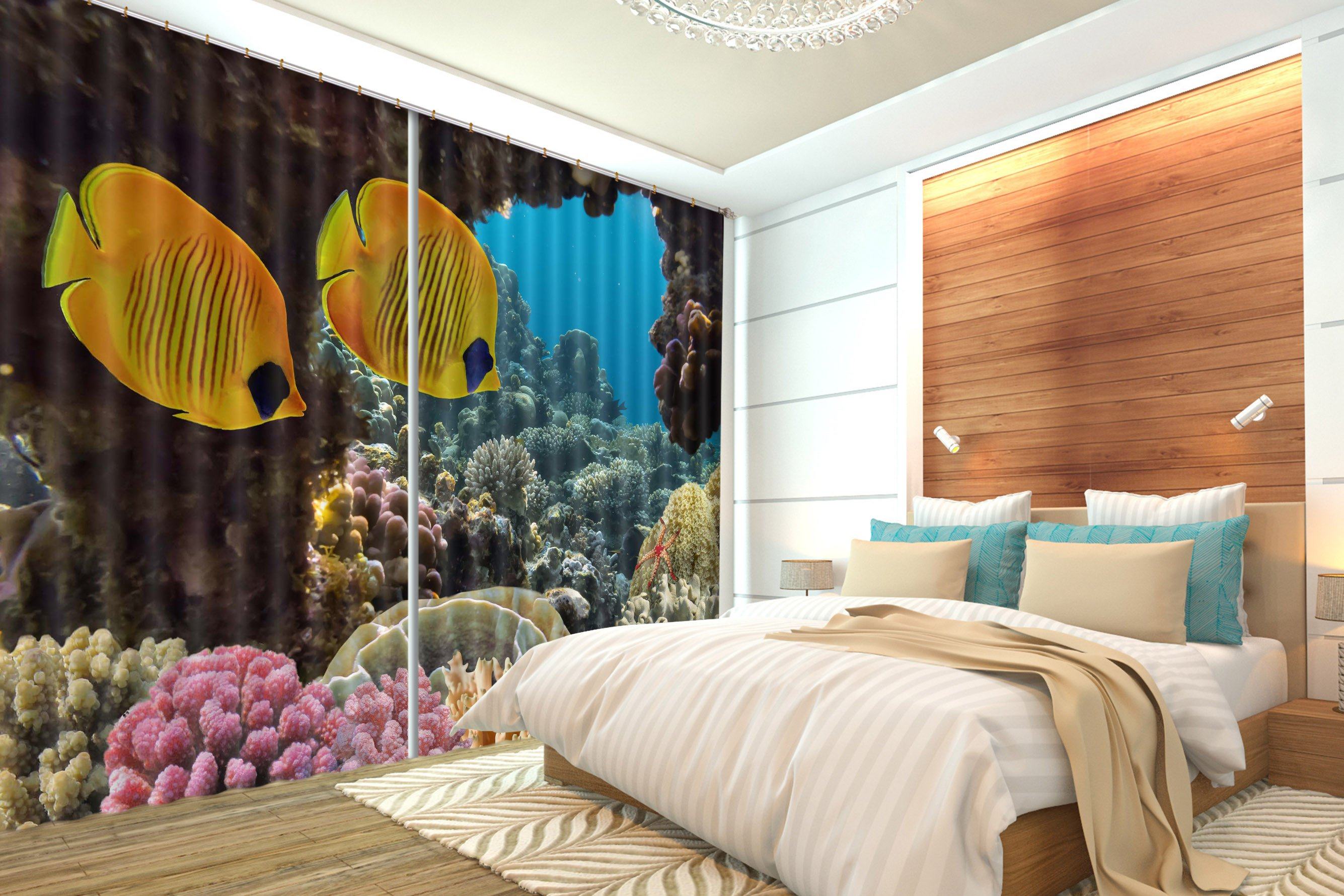 3D Magic Ocean Aisle 139 Curtains Drapes Wallpaper AJ Wallpaper 