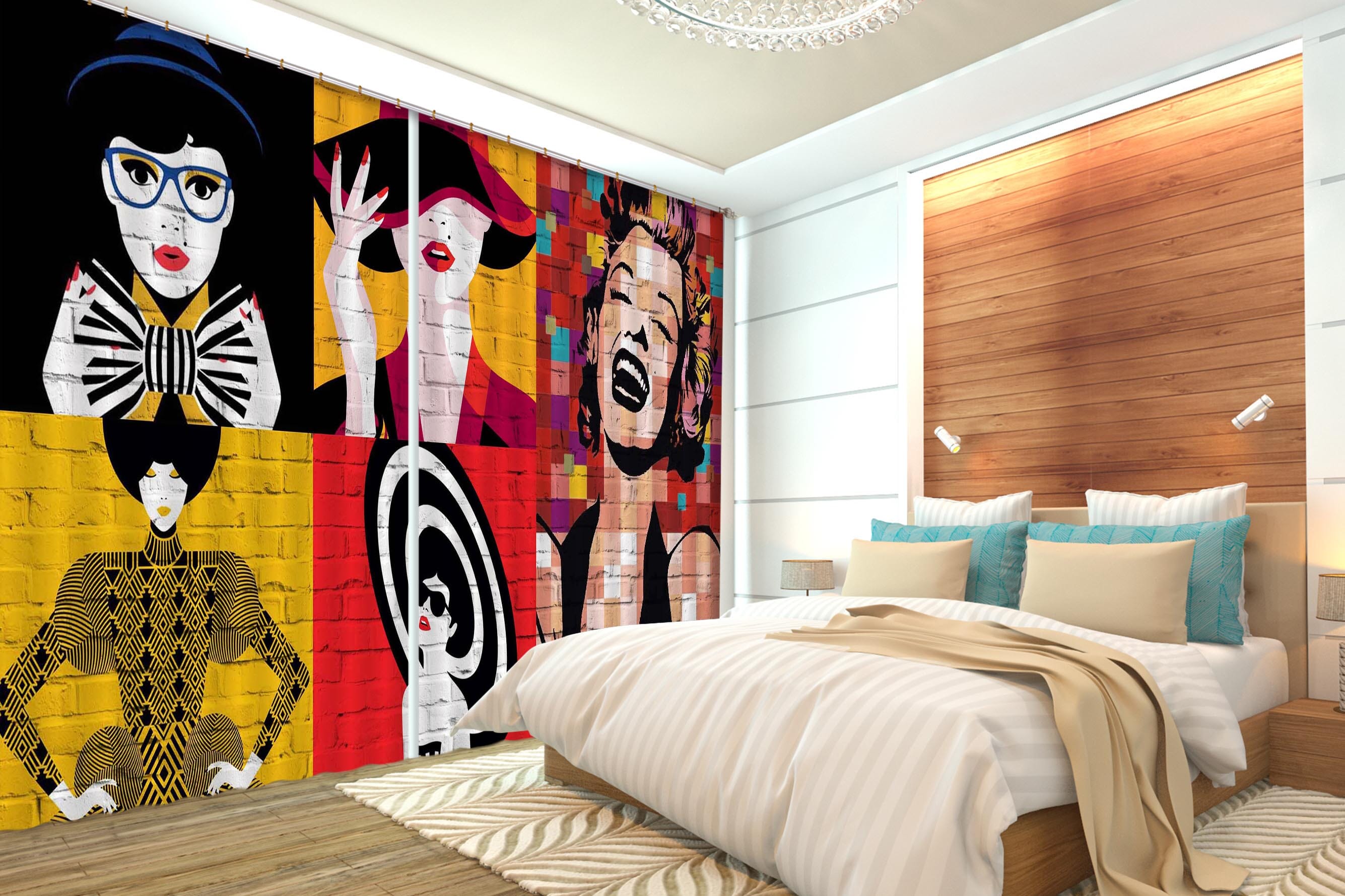3D Laughing Girl 862 Curtains Drapes Wallpaper AJ Wallpaper 