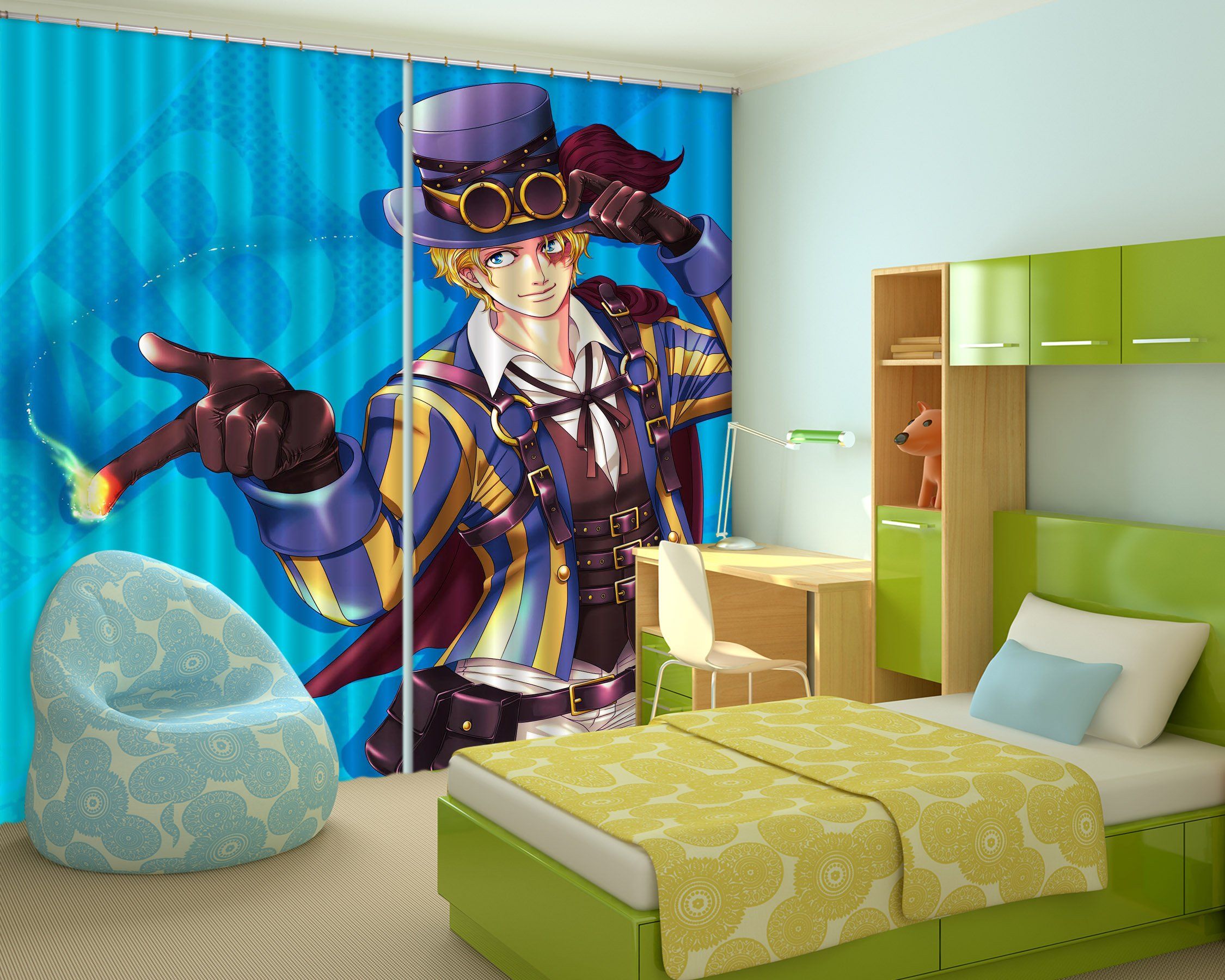 3D Handsome Cowboy Boy 2338 Curtains Drapes Wallpaper AJ Wallpaper 