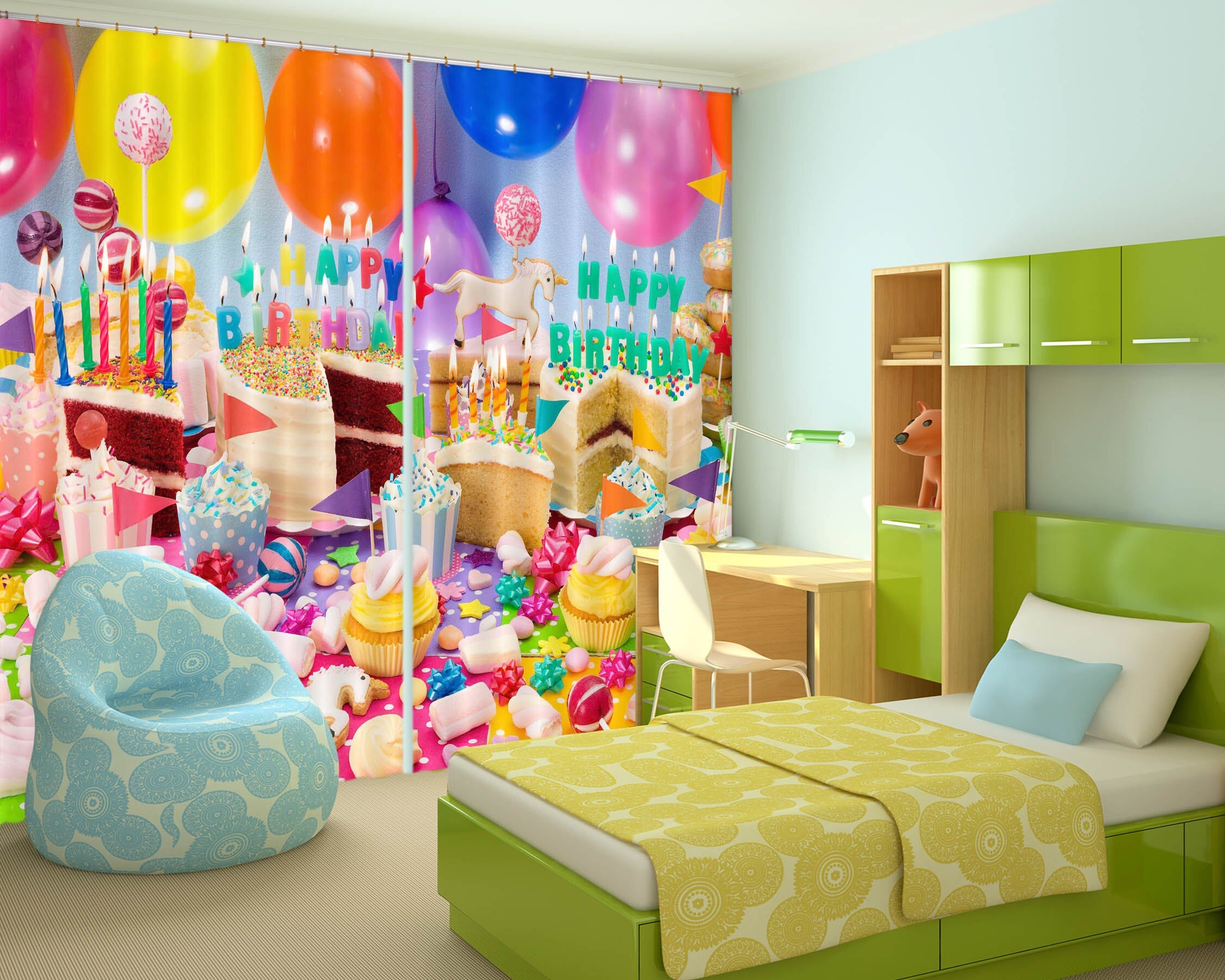 3D Children Playground 241 Assaf Frank Curtain Curtains Drapes Curtains AJ Creativity Home 