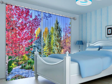 3D Forest Beauty 132 Curtains Drapes Wallpaper AJ Wallpaper 