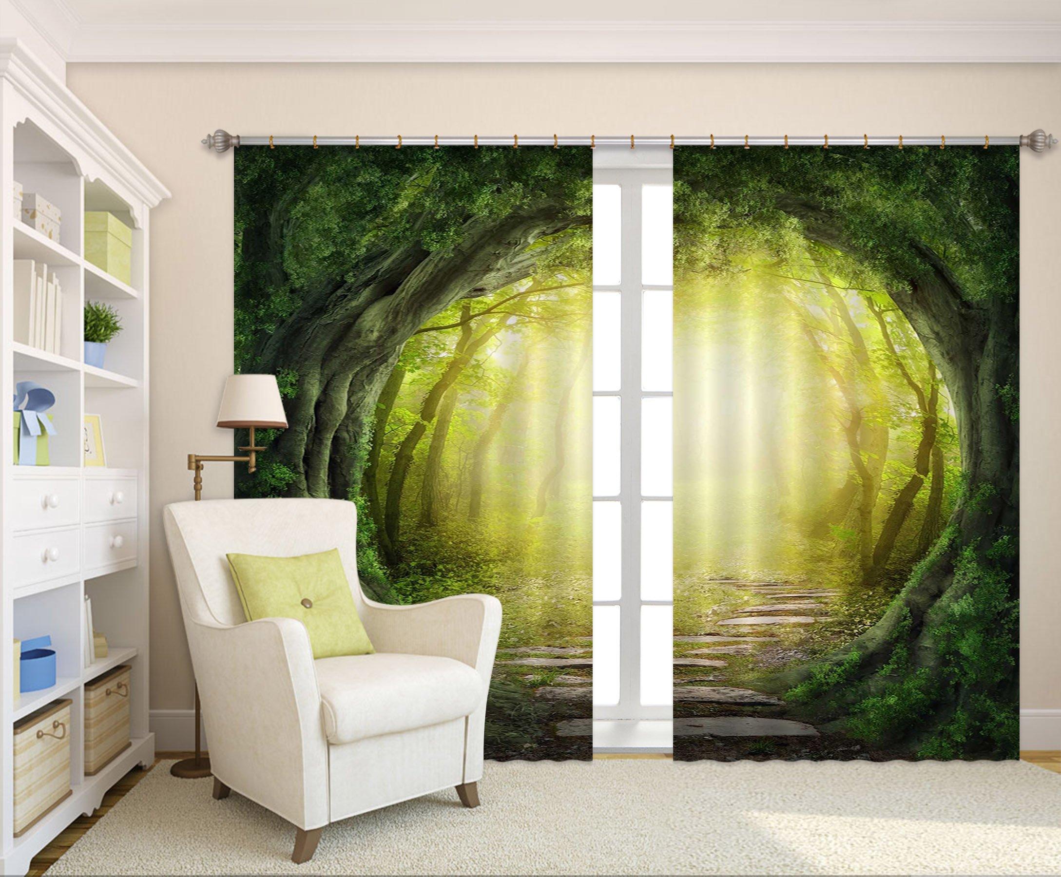 3D Forest Path 2234 Curtains Drapes Wallpaper AJ Wallpaper 