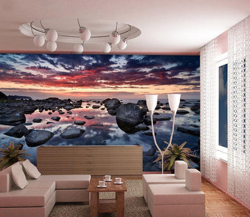 Coast Sunset Scenery Wallpaper AJ Wallpaper 