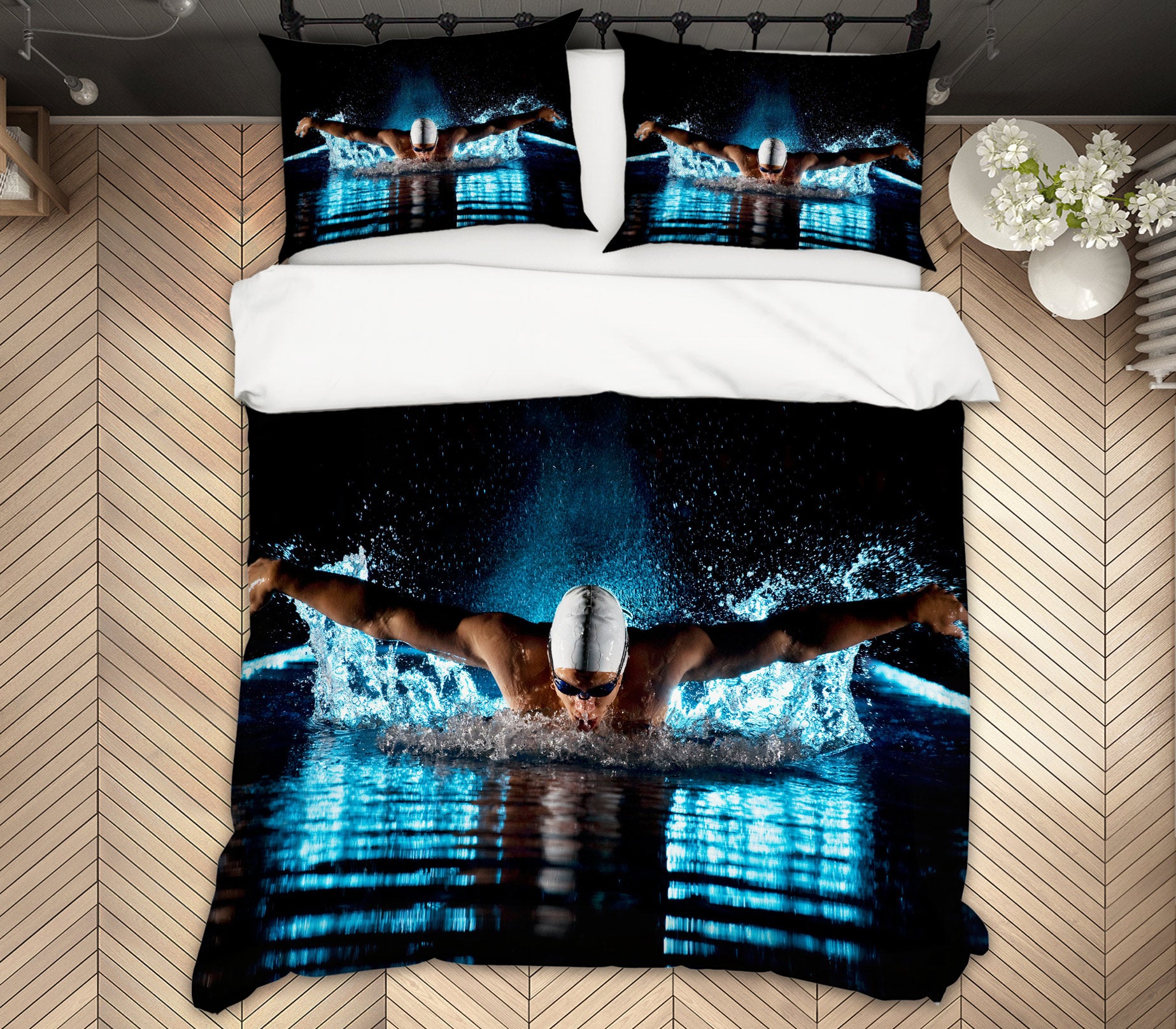 3D Swim 14129 Bed Pillowcases Quilt